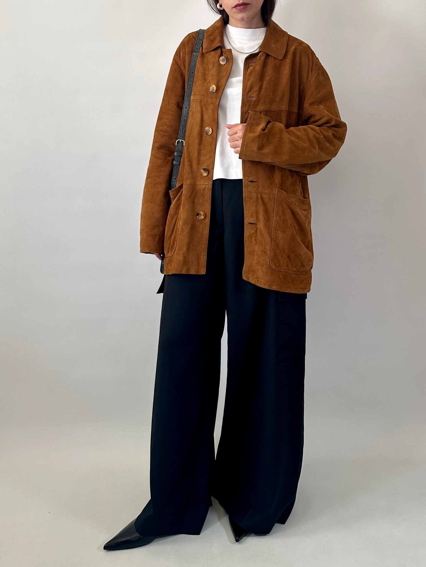 Vintage real suede jacket