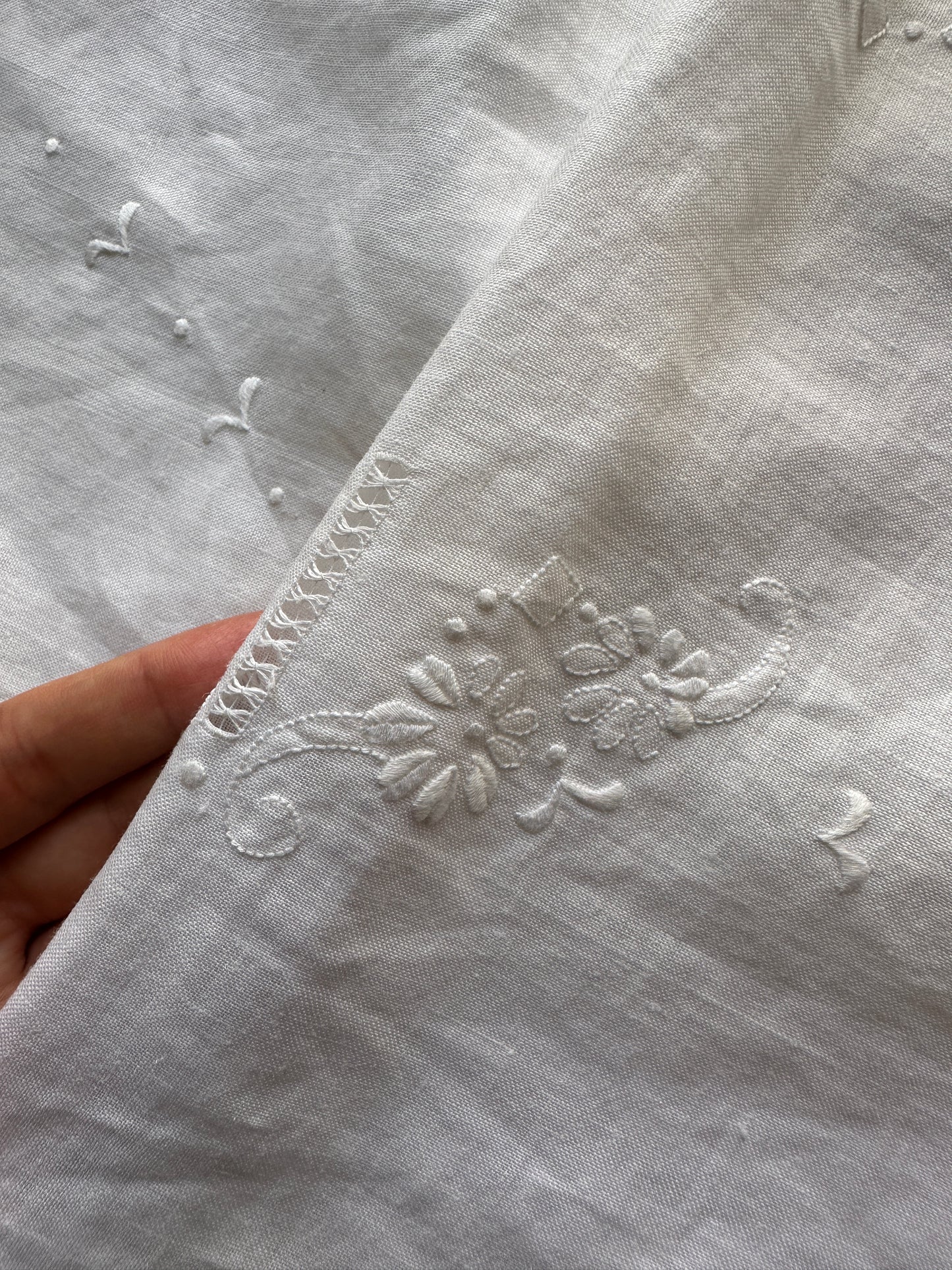 Vintage linen halter neck top