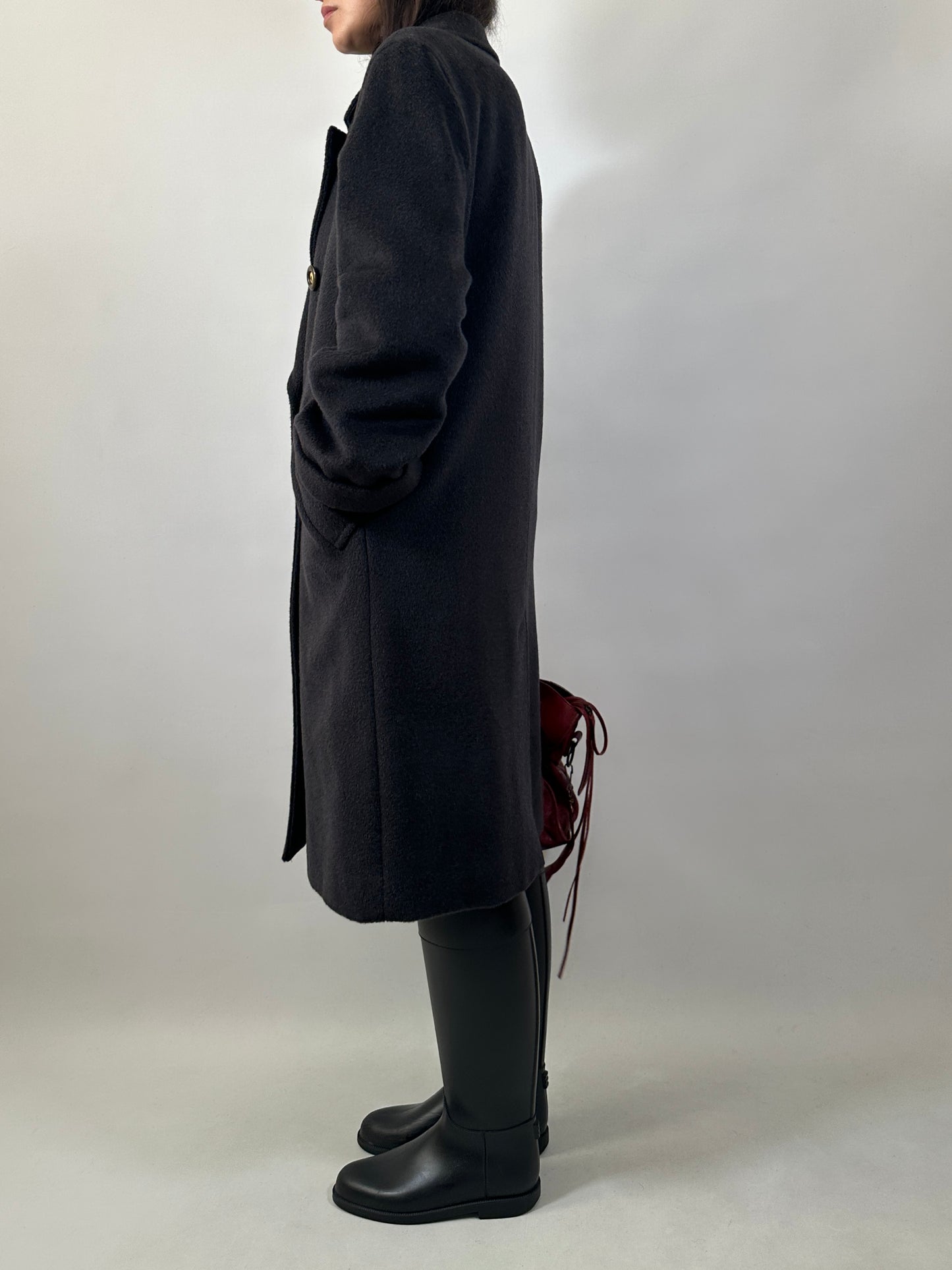 Piacenza Wool Double-Breasted Coat