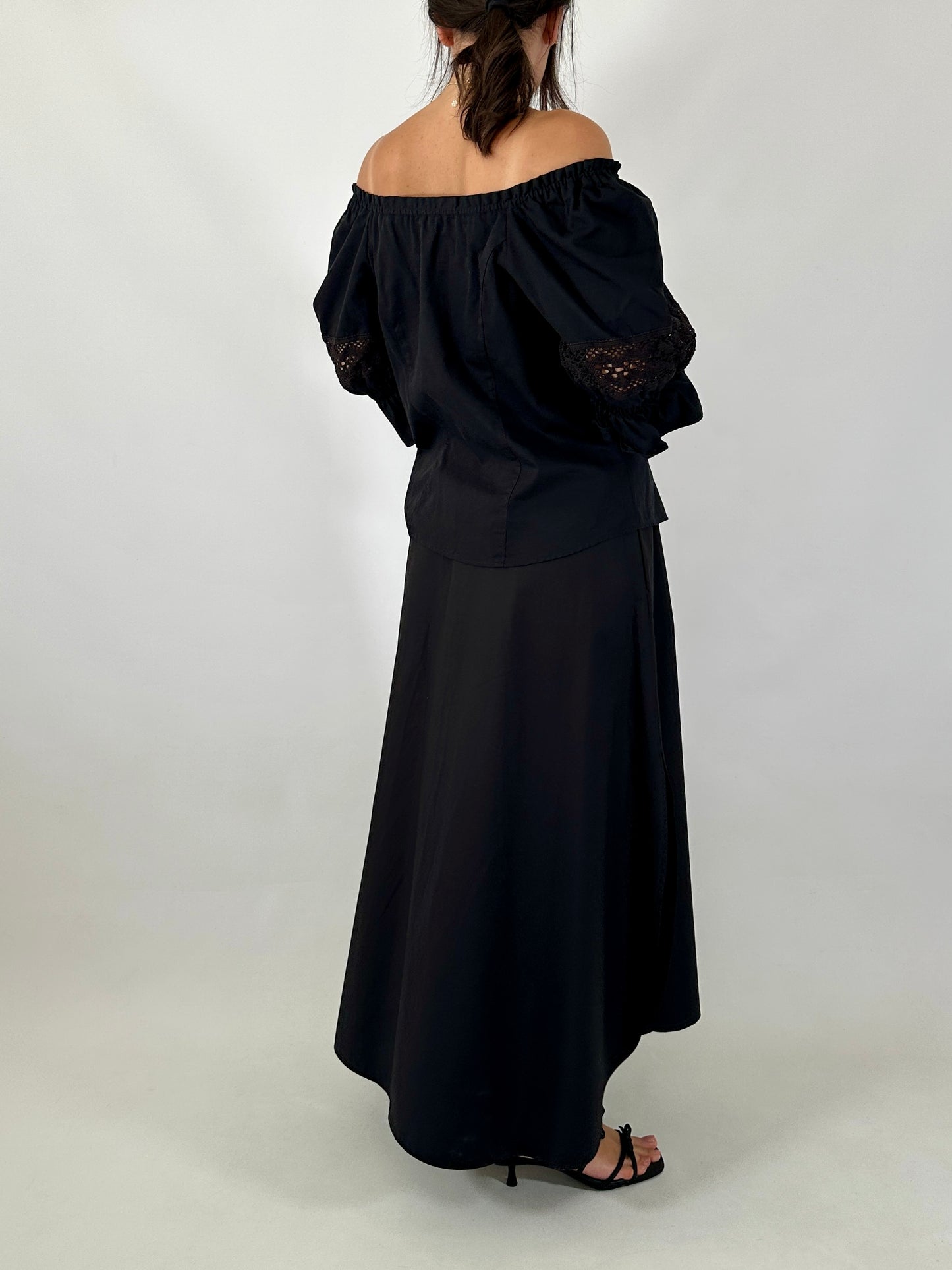 Boho off-shoulder blouse