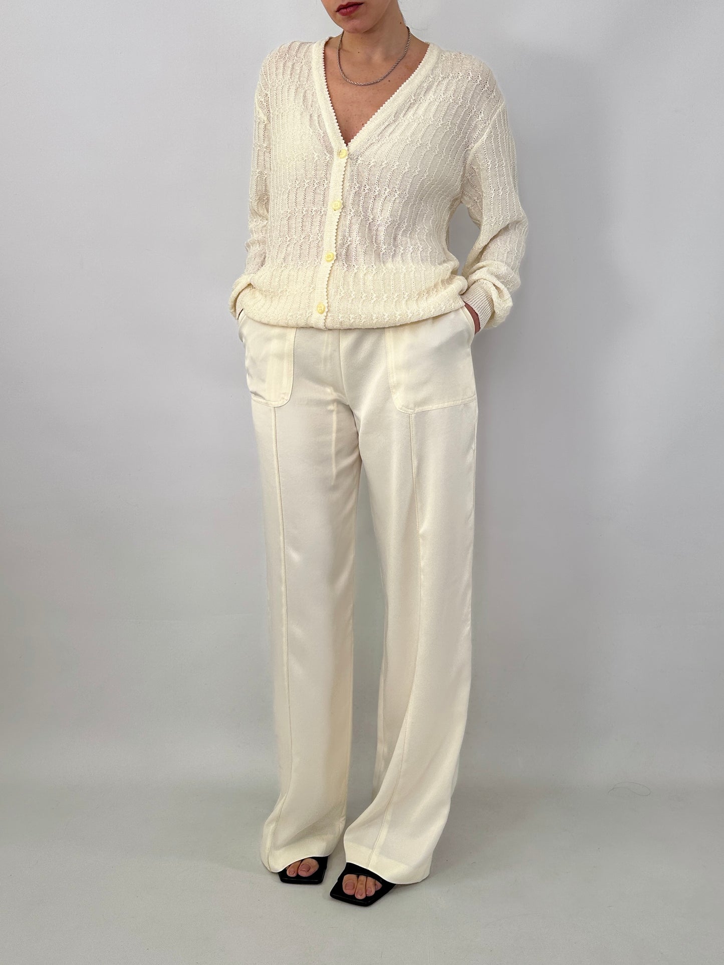 Handmade vintage crochet cardigan