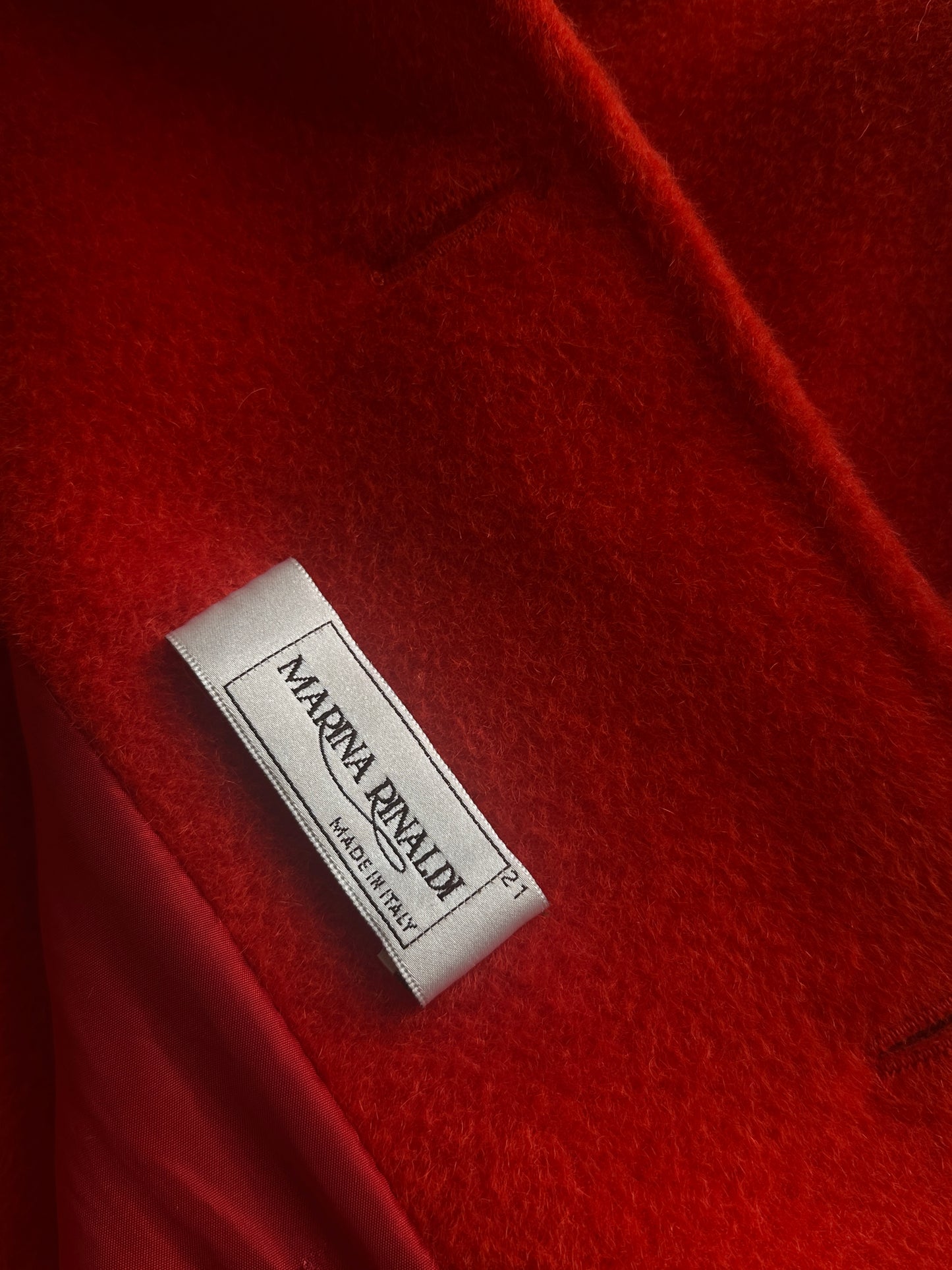 Marina Rinaldi Mohair & Alpaca Fluffy Coat