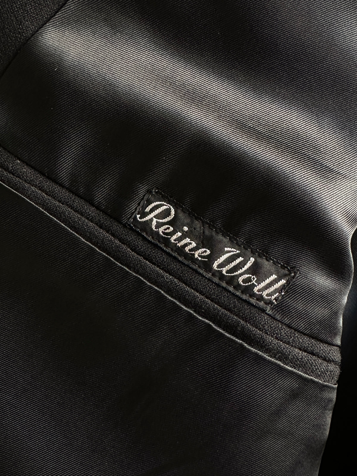 Black Wool Tailored Blazer