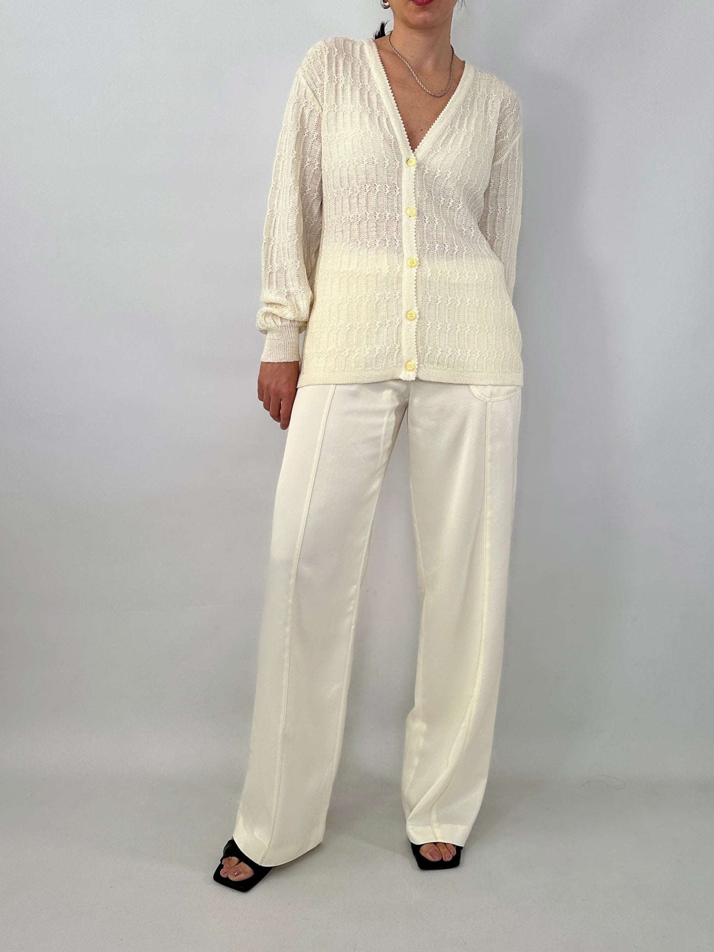 Handmade vintage crochet cardigan