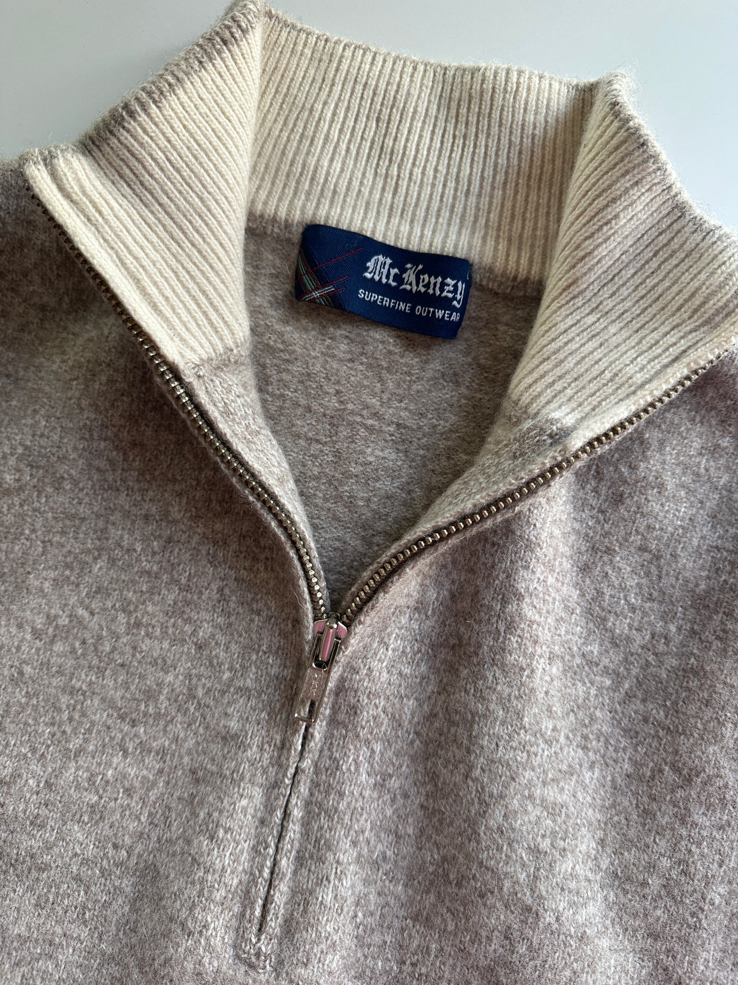 Pure Lambswool Half-Zip Sweater