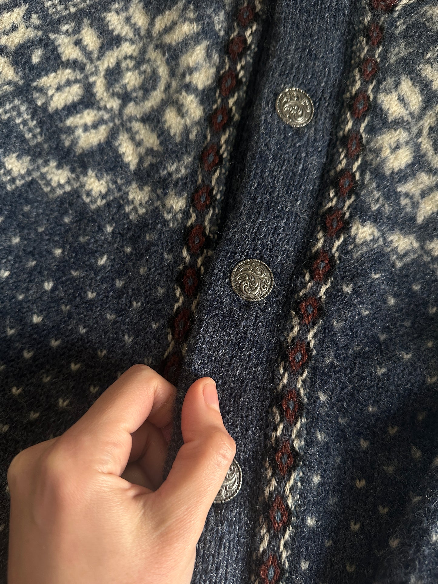 Norwegian Pure Wool Cardigan Jacket