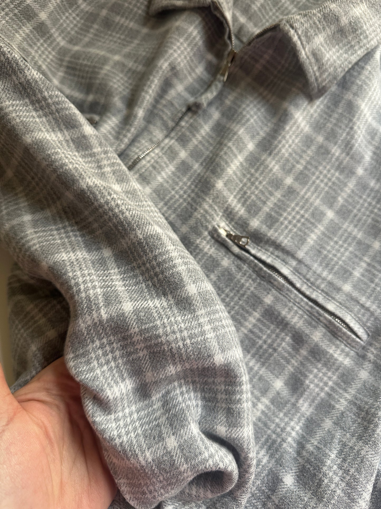 Vintage Marella Flannel Half Zip Shirt