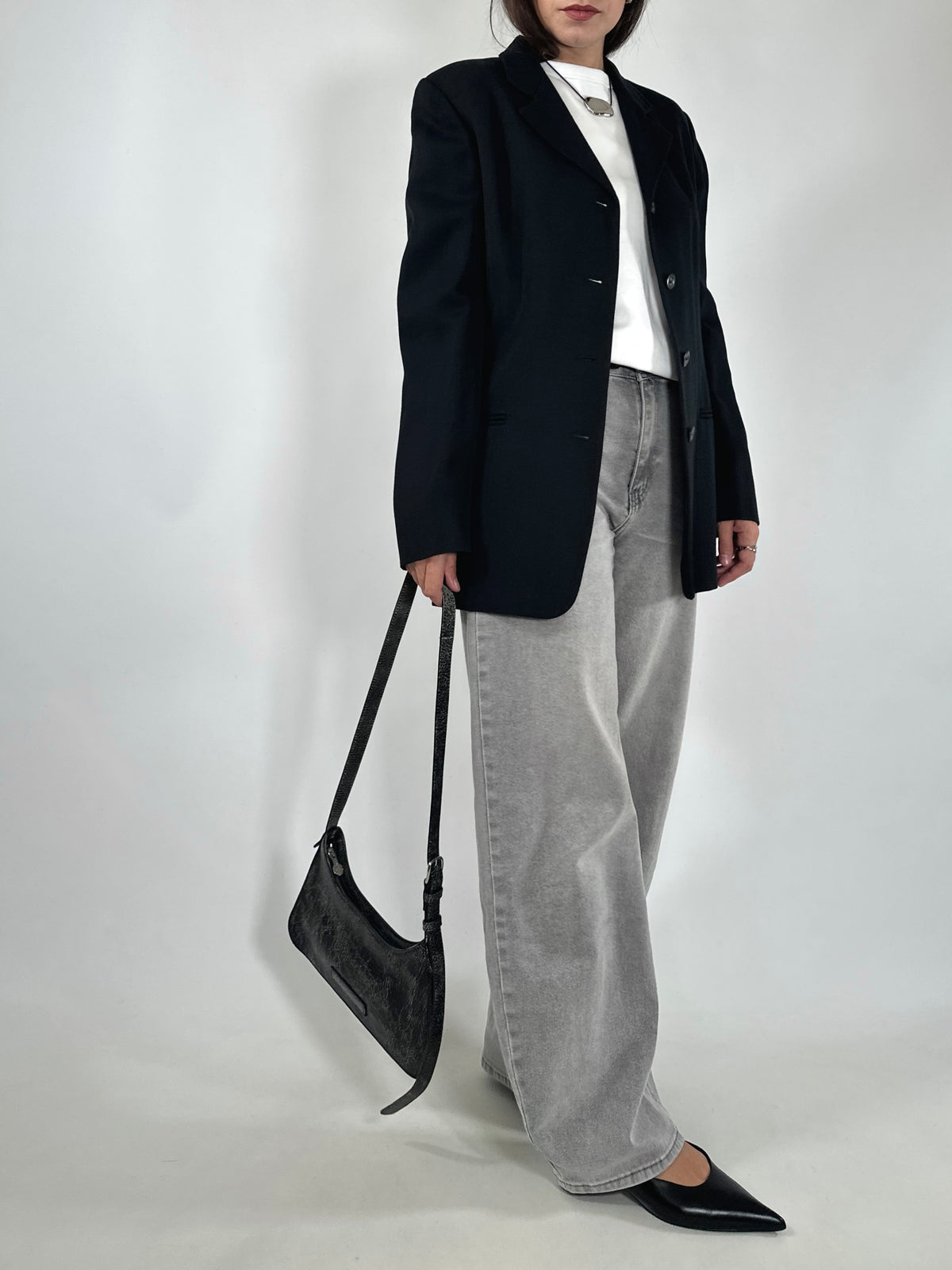 Marella Vintage Silk & Wool Blazer