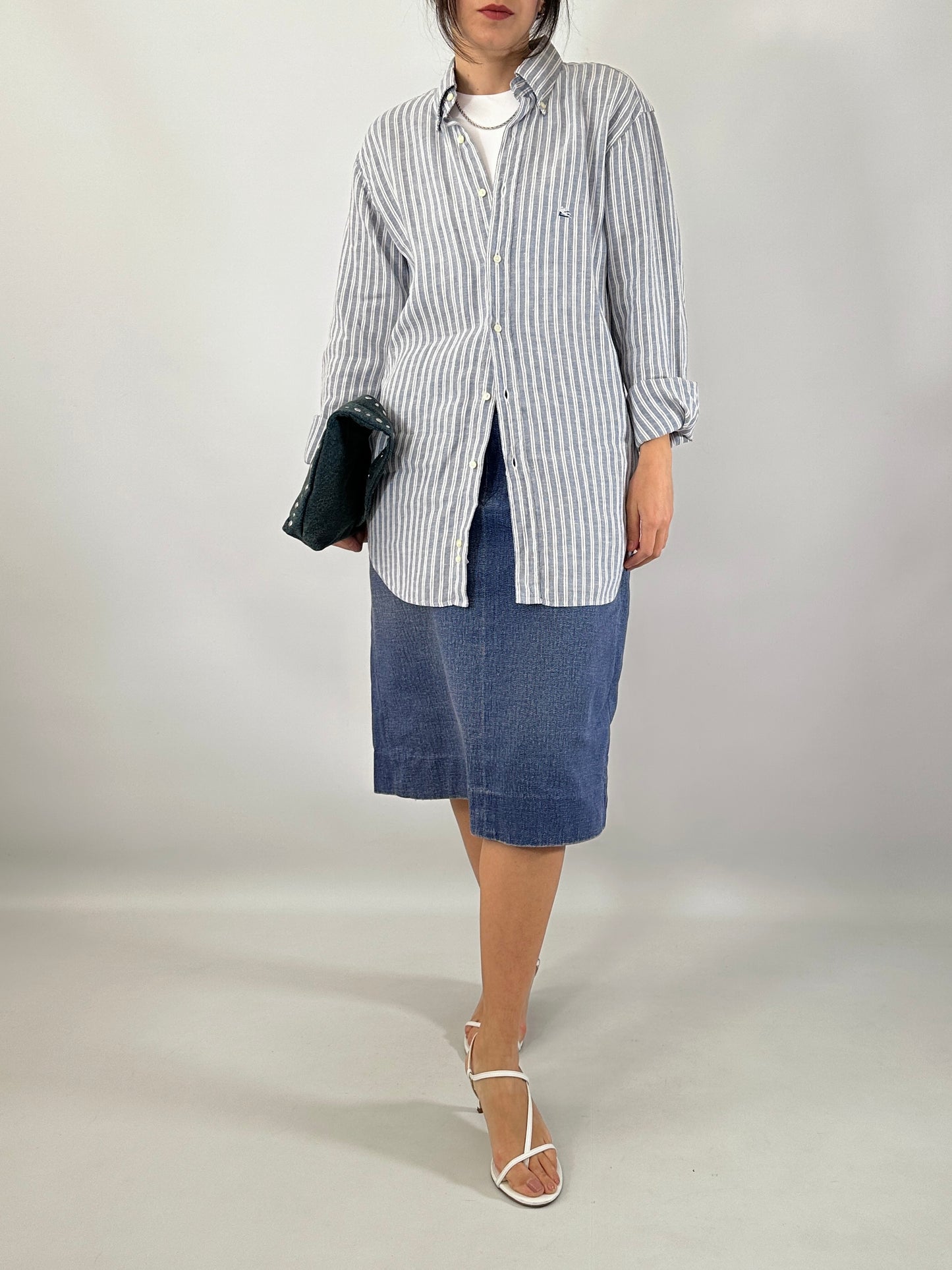 Vintage Celine denim skirt