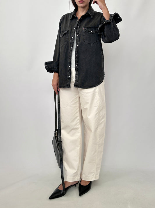 Levi’s Washed Black Western Denim Shirt