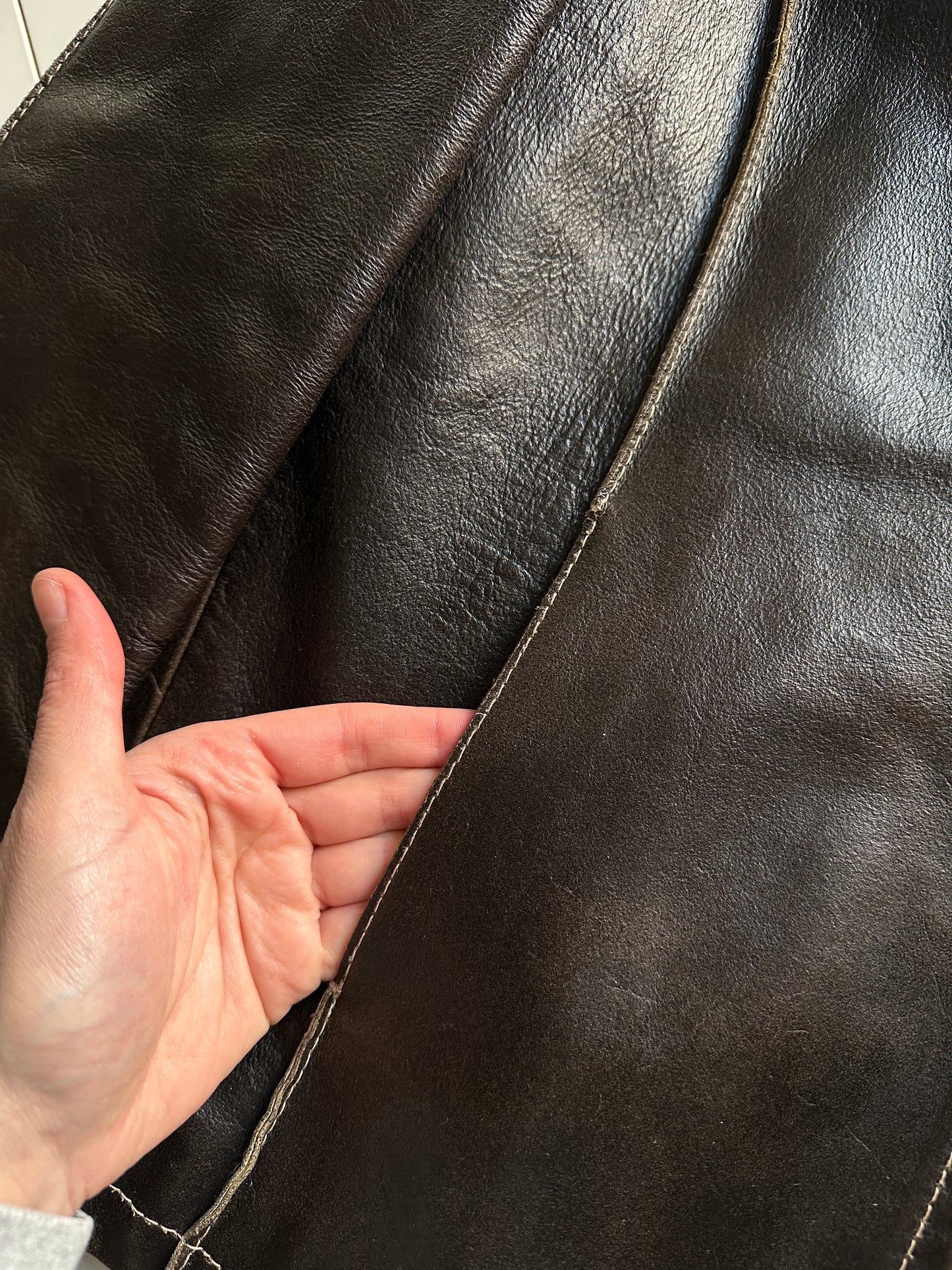 Vintage Leather Café Racer Jacket