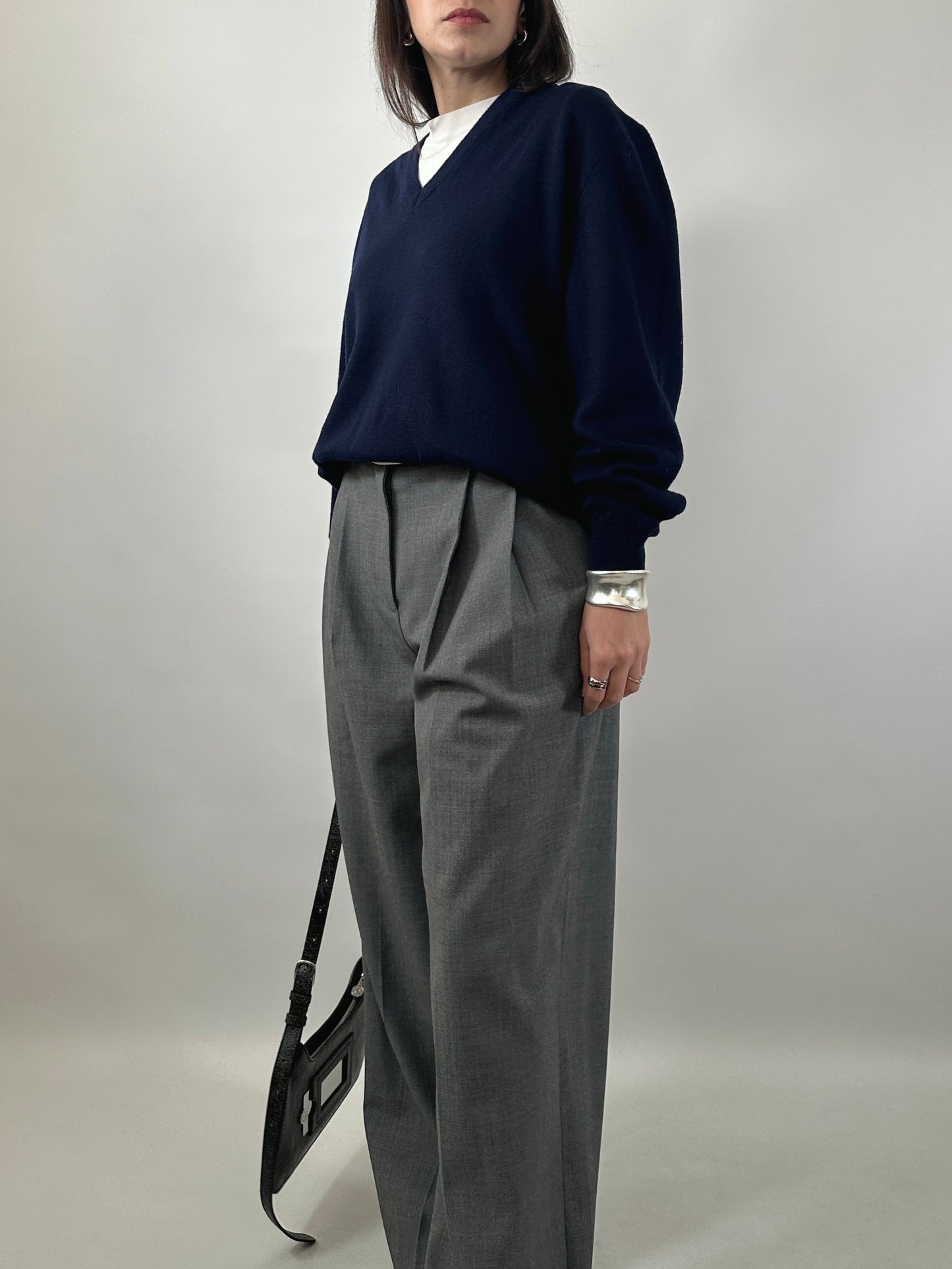 Relaxed Light Merino V-Neck Sweater