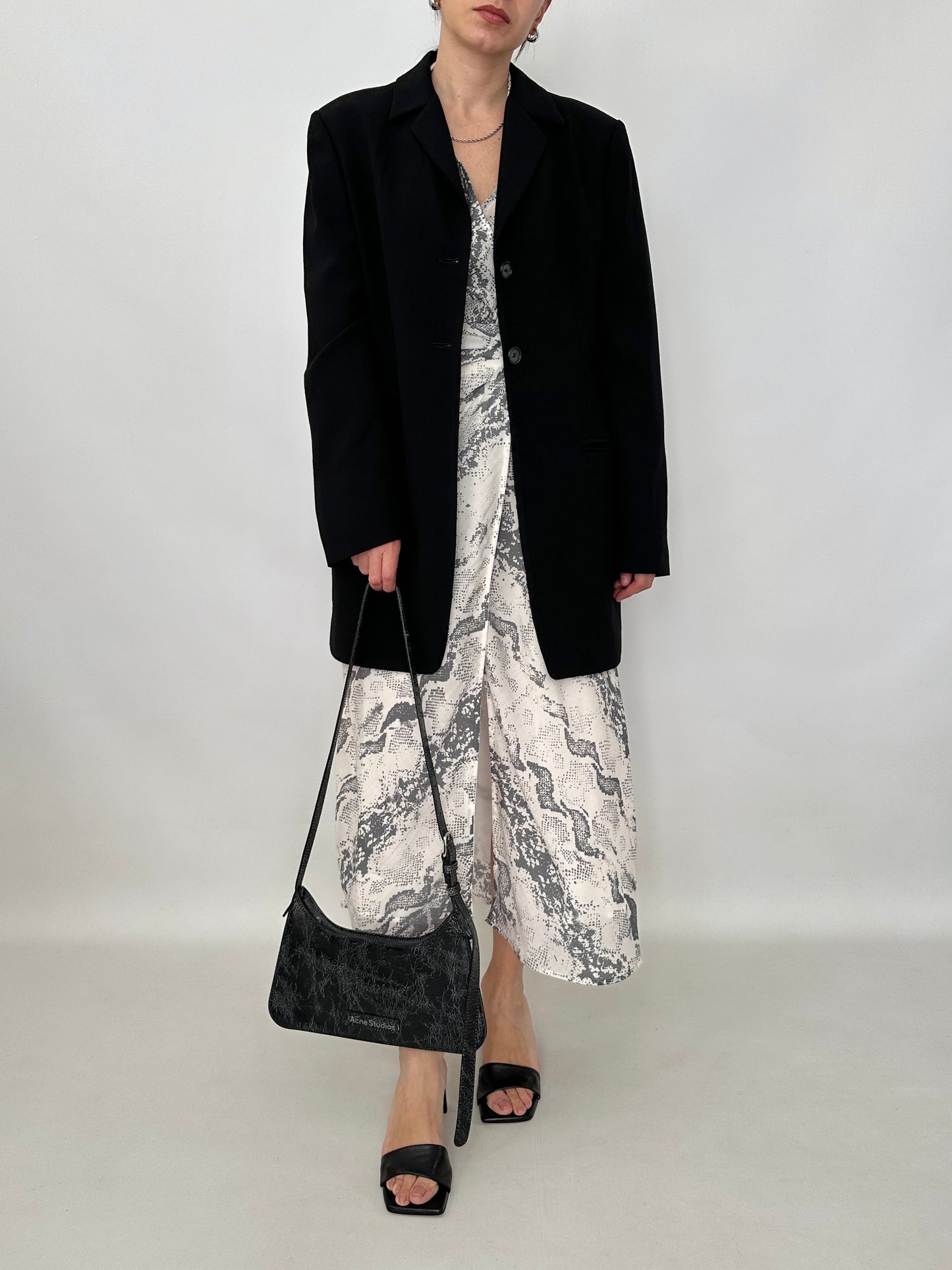 Marella long black blazer