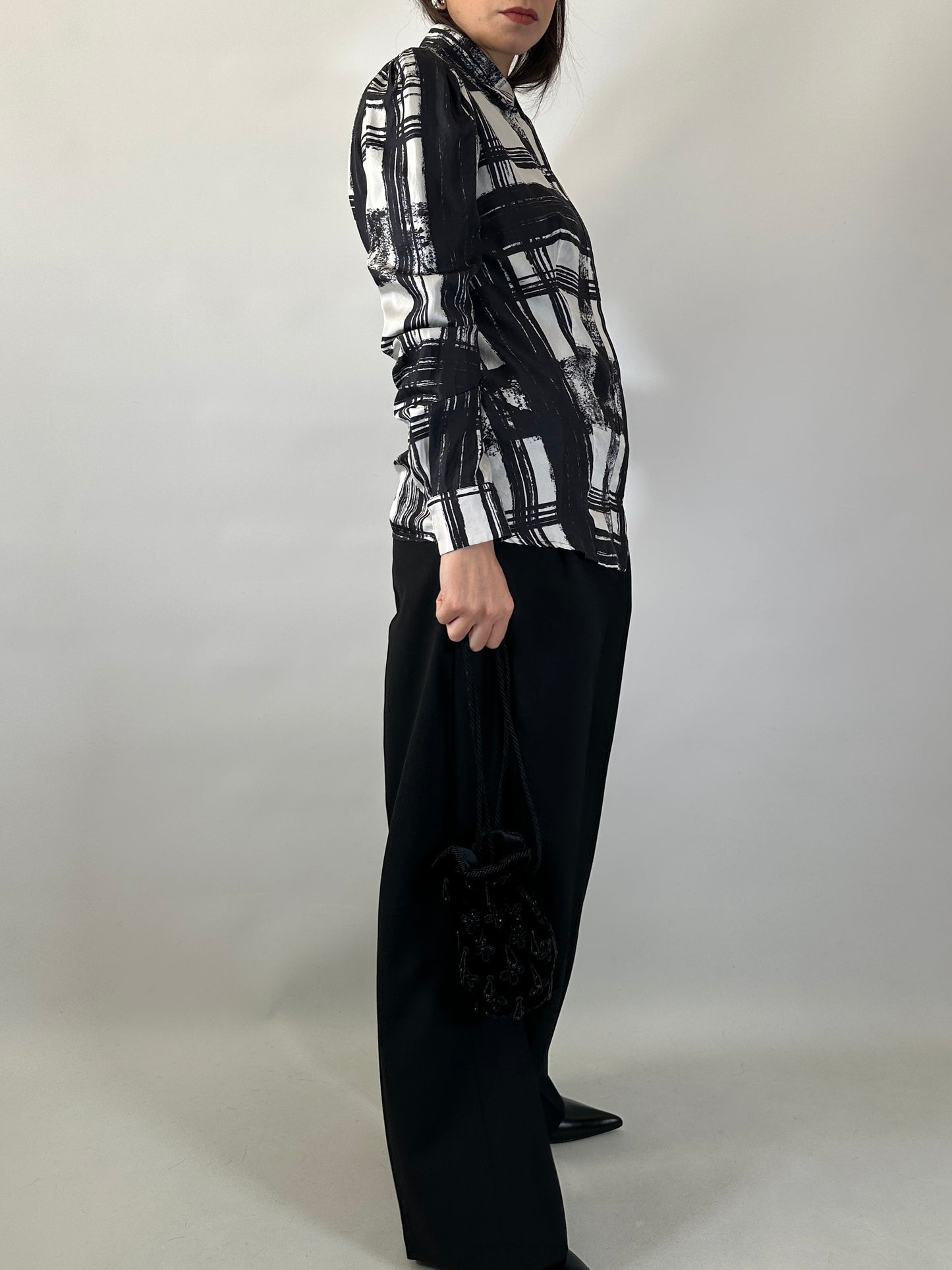 Ferré Vintage Silk Printed Shirt