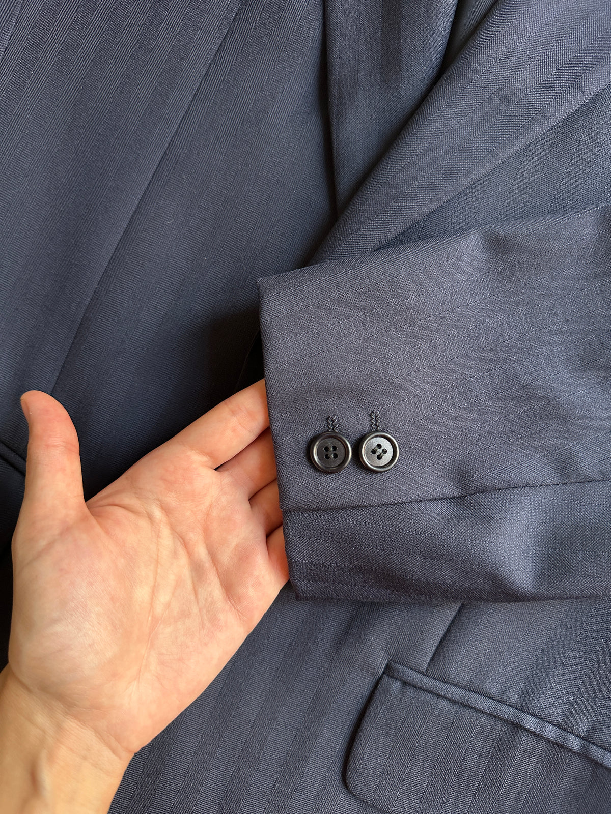 Valentino Tailored Navy Blazer