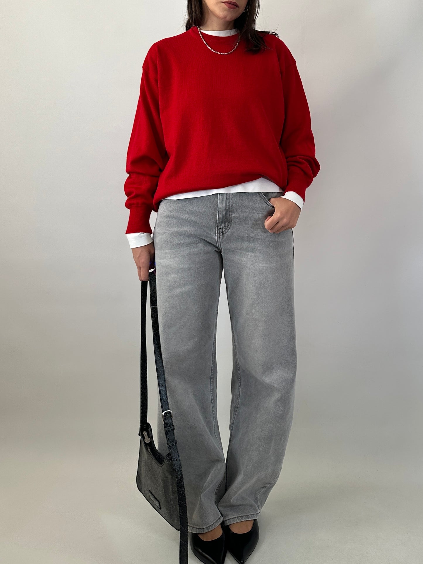 Essential red sweater