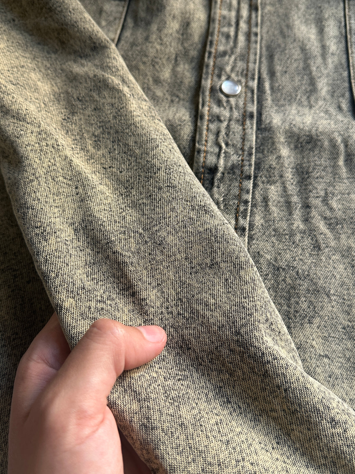 Faded Wash Denim Overshirt