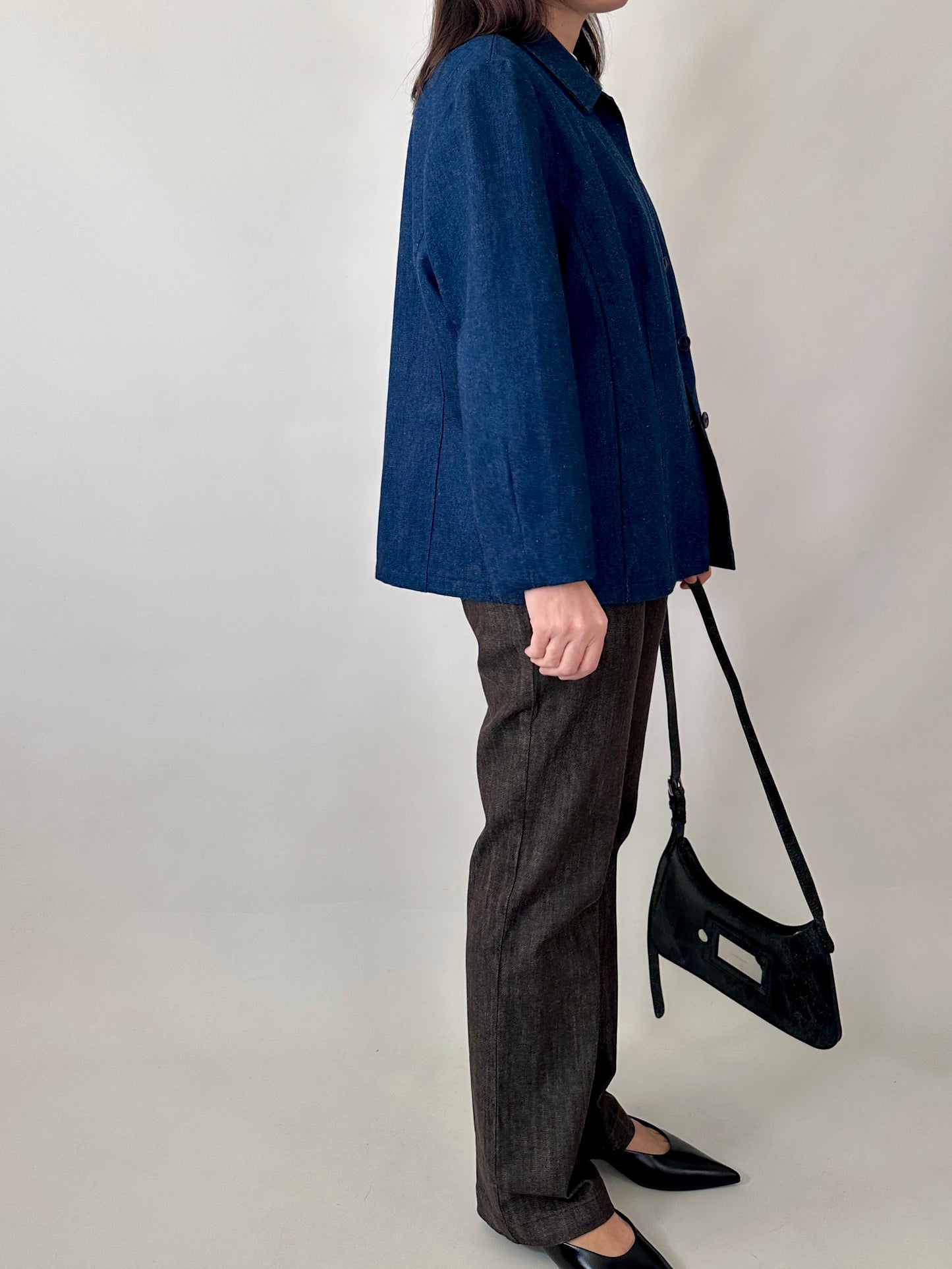 Tailored denim jacket