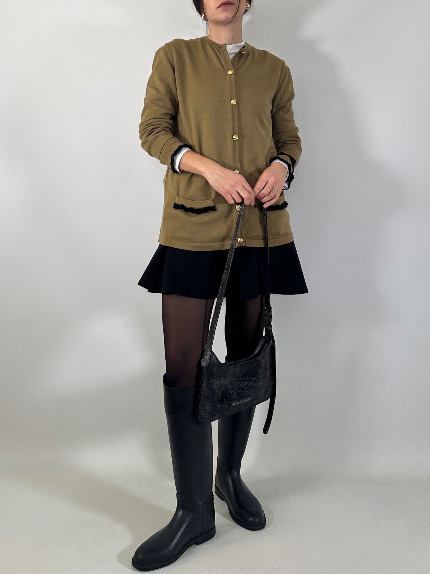 Vintage Roccobarocco merino cardigan - new with tag