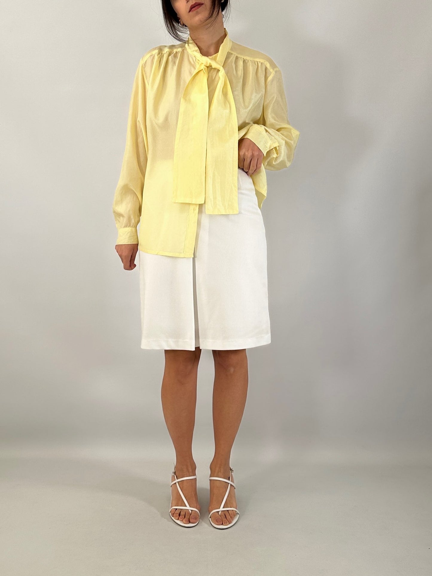 70s white skirt