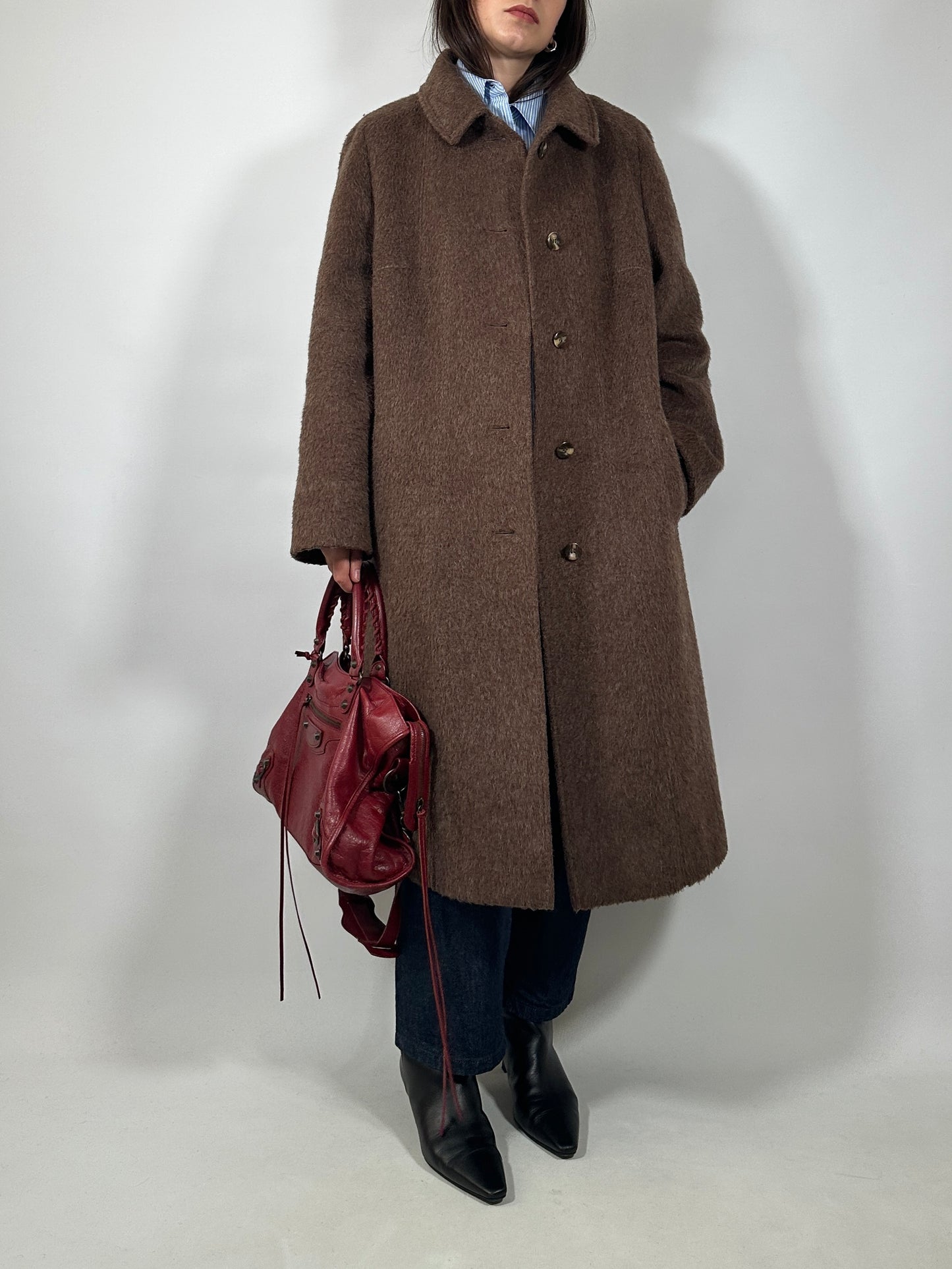 Vintage Llama Wool Coat