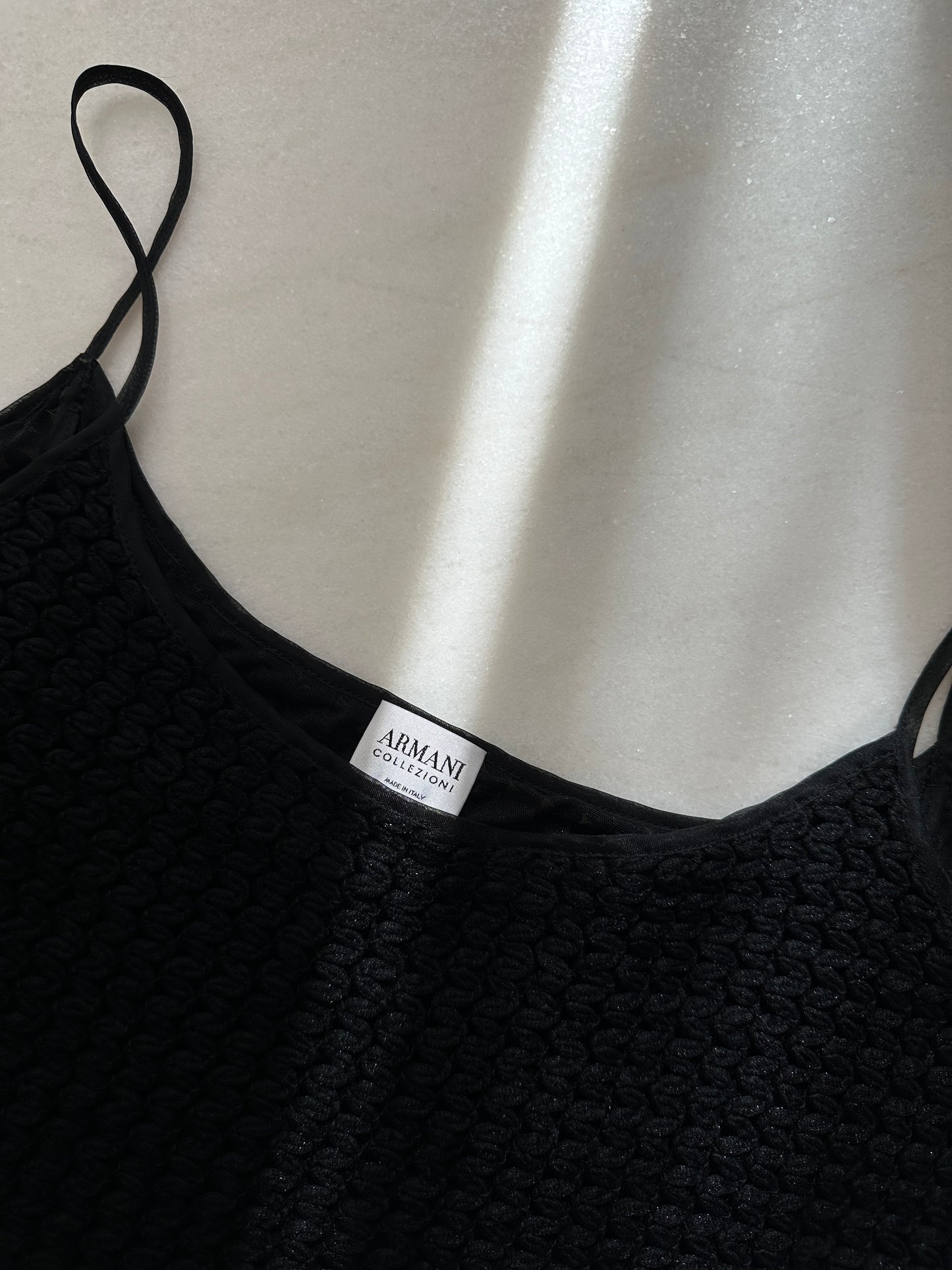 Armani Textured Knit Cami Top