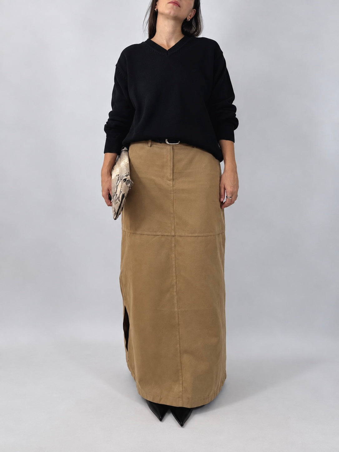 100% Cotton V-Neck Sweater