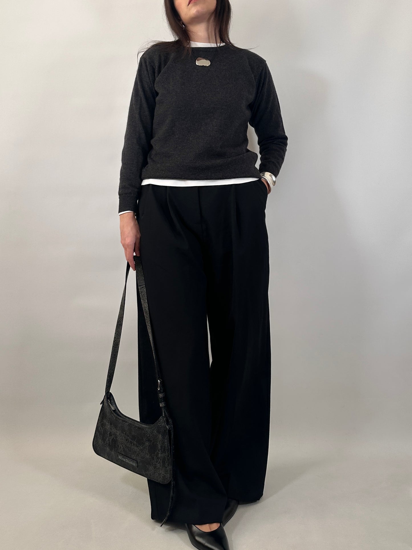Essential Wool Crewneck Sweater