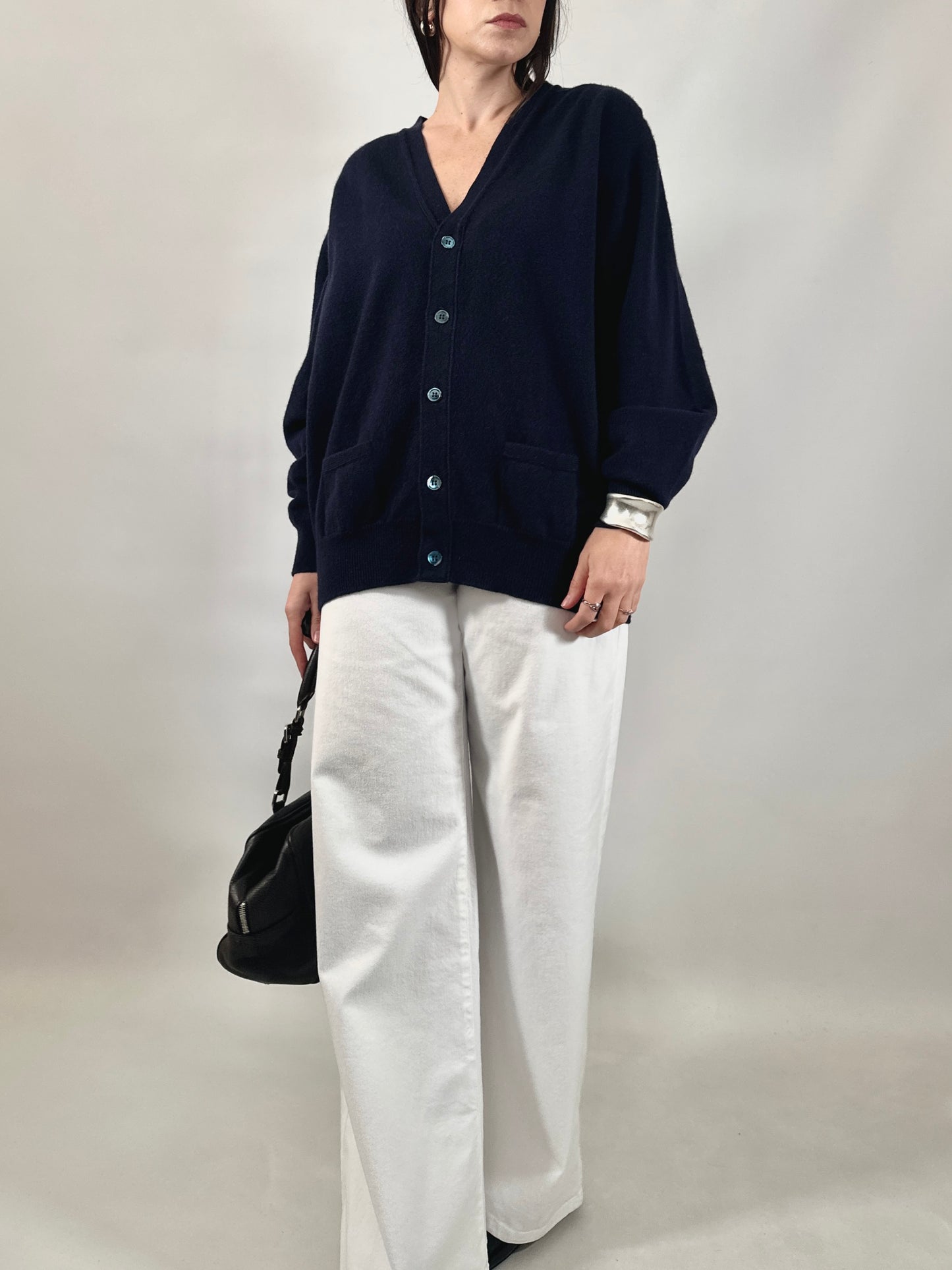 Luxury Geelong Lambswool Cardigan Made in Scotland
