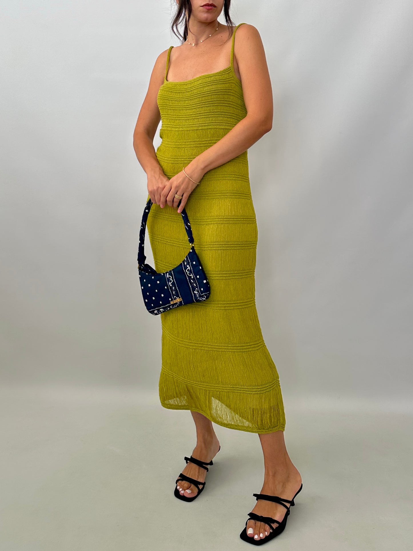 Roberto Cavalli crochet and fringe dress