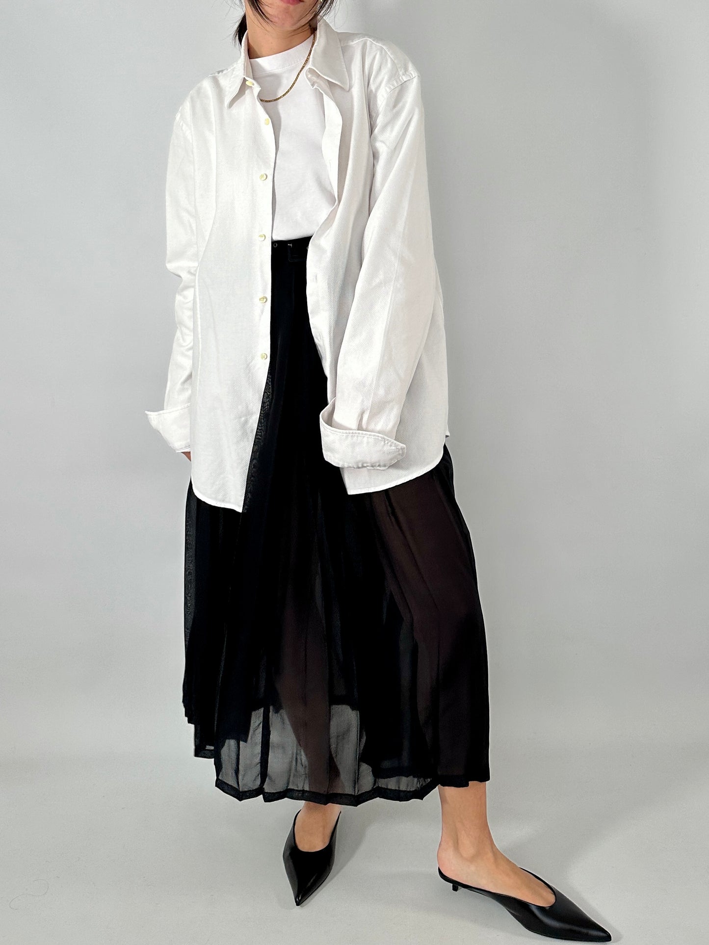 Valentino white cotton classic shirt