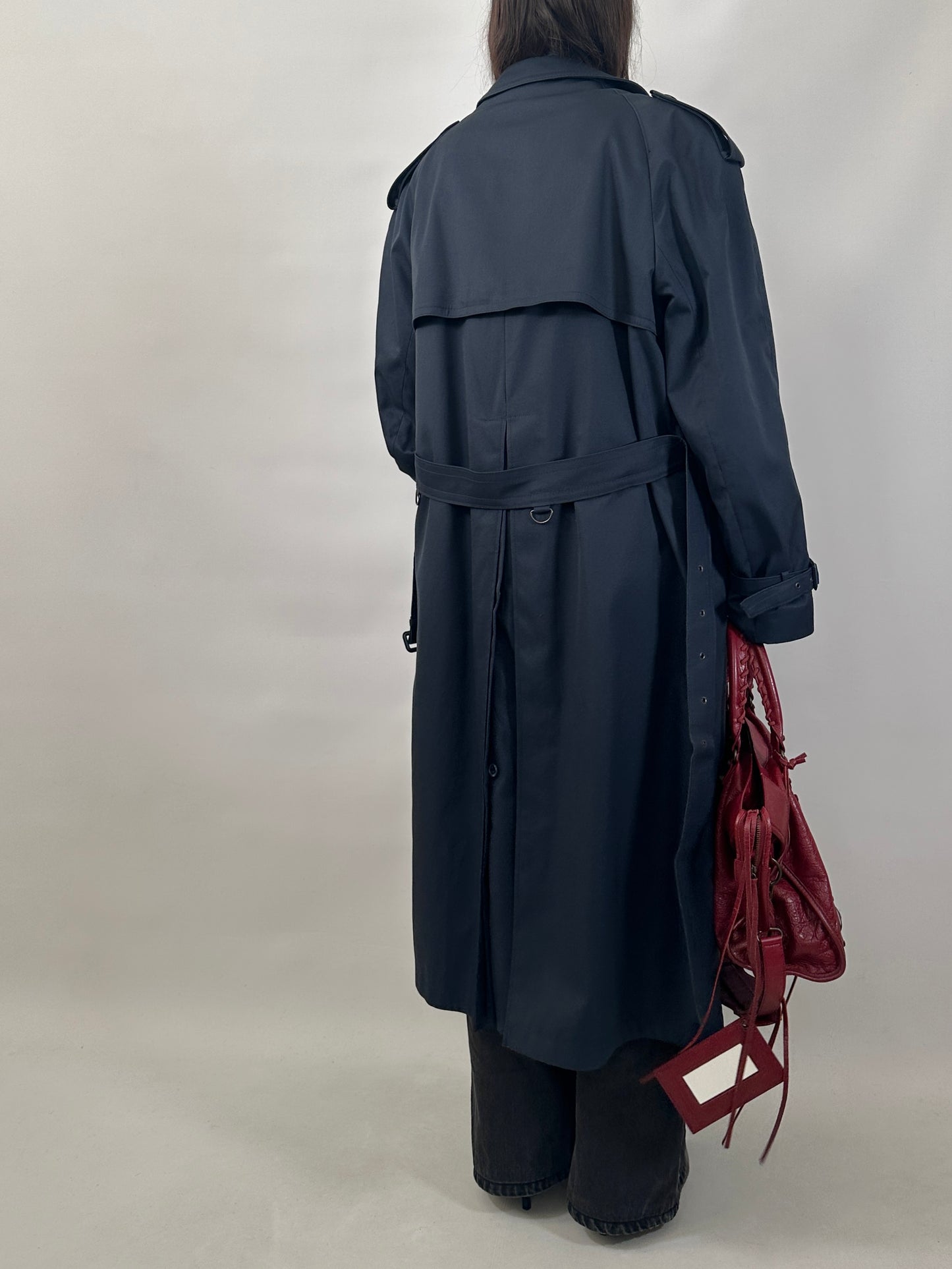 Classic Trench Coat with Removable Wool Lining