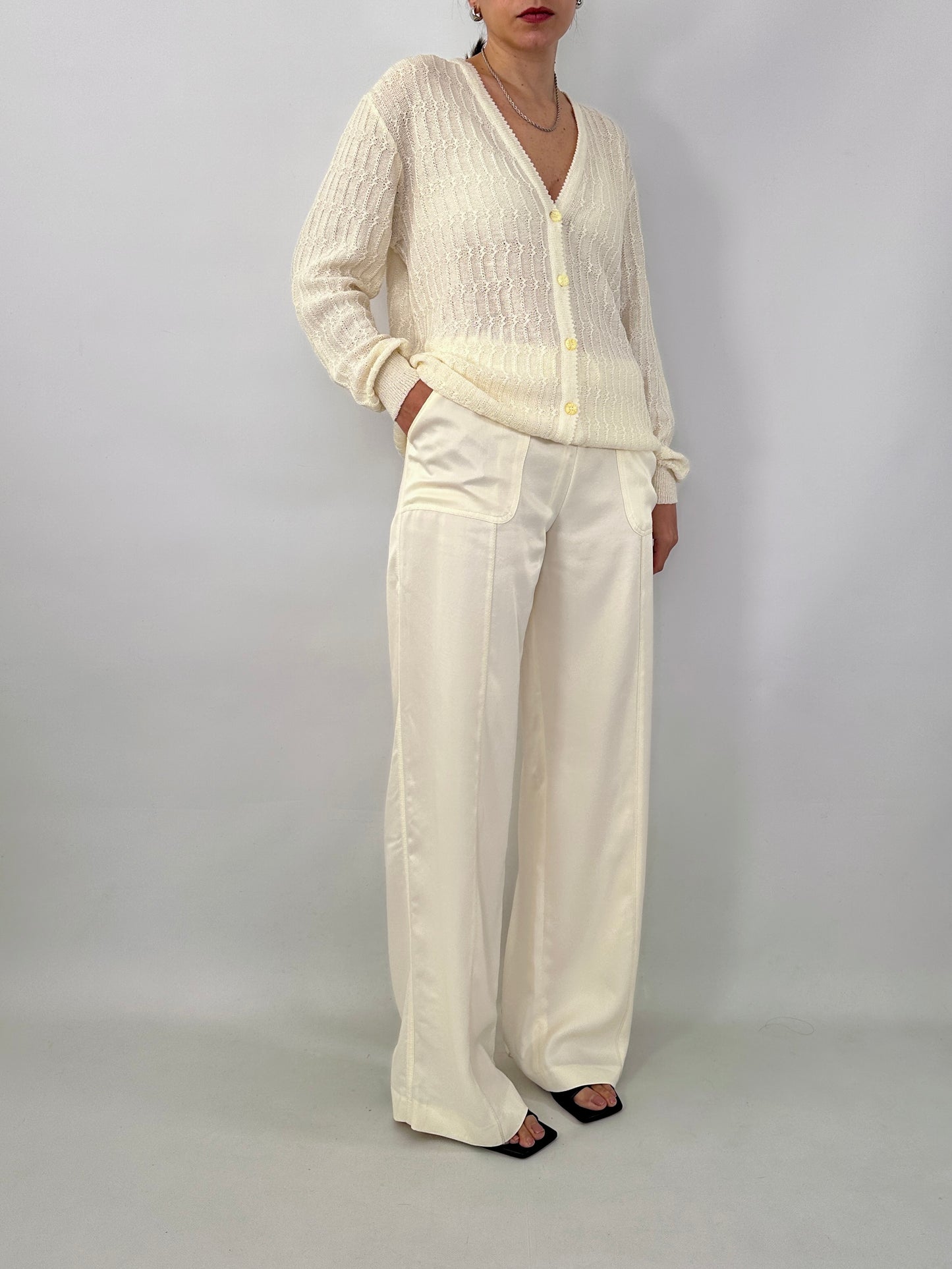 Handmade vintage crochet cardigan