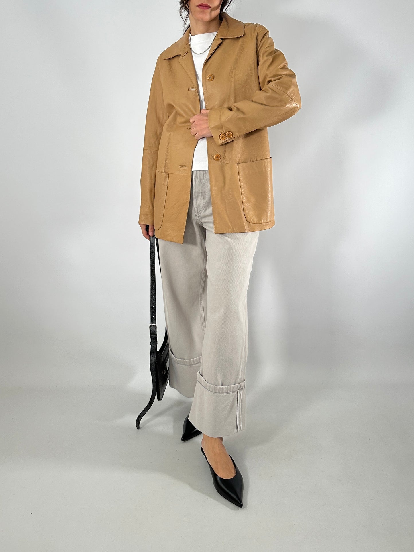 Vintage Marella soft leather jacket