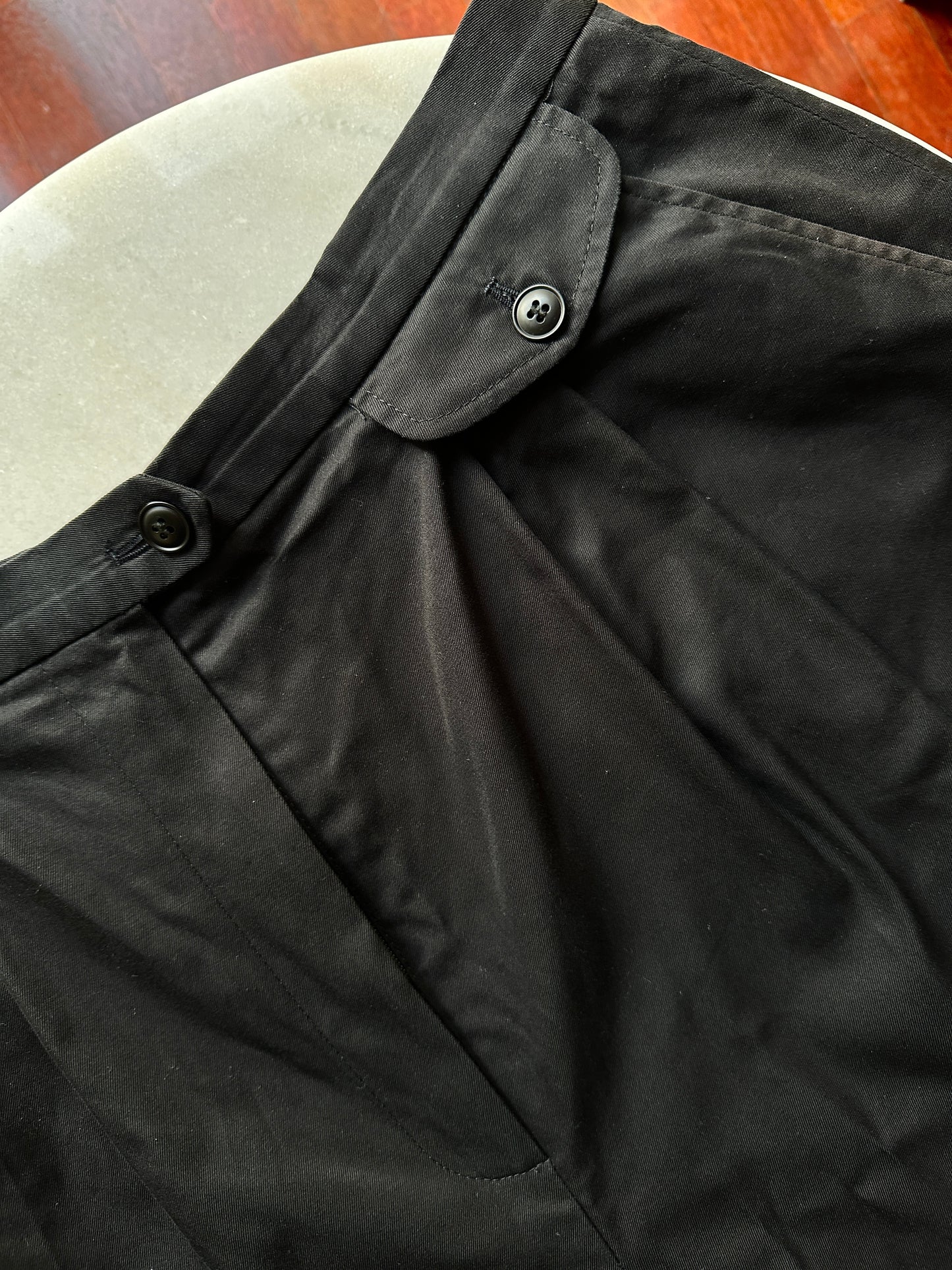 Wide leg bermuda shorts