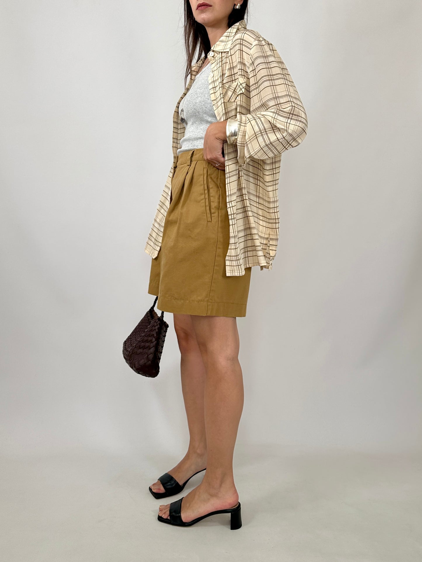 Tailored Cotton Bermuda Shorts