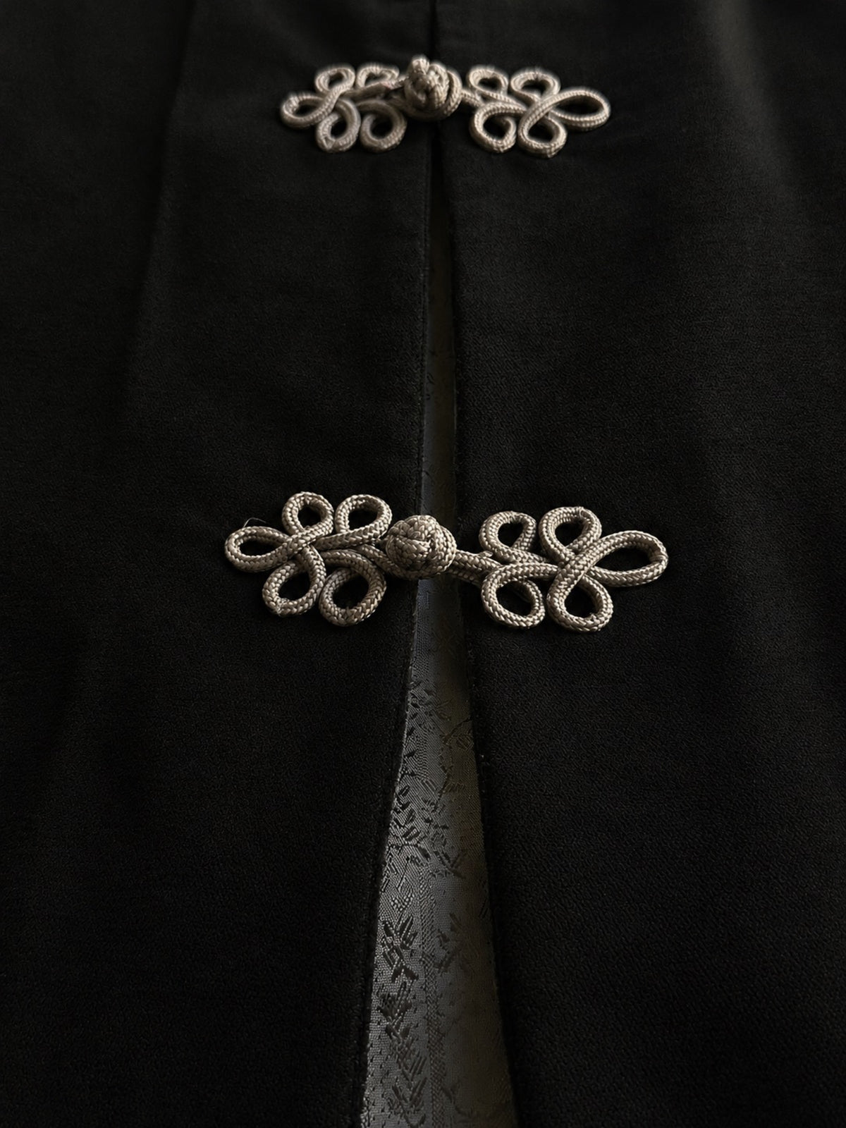 Velvet Vest with Frog Closures