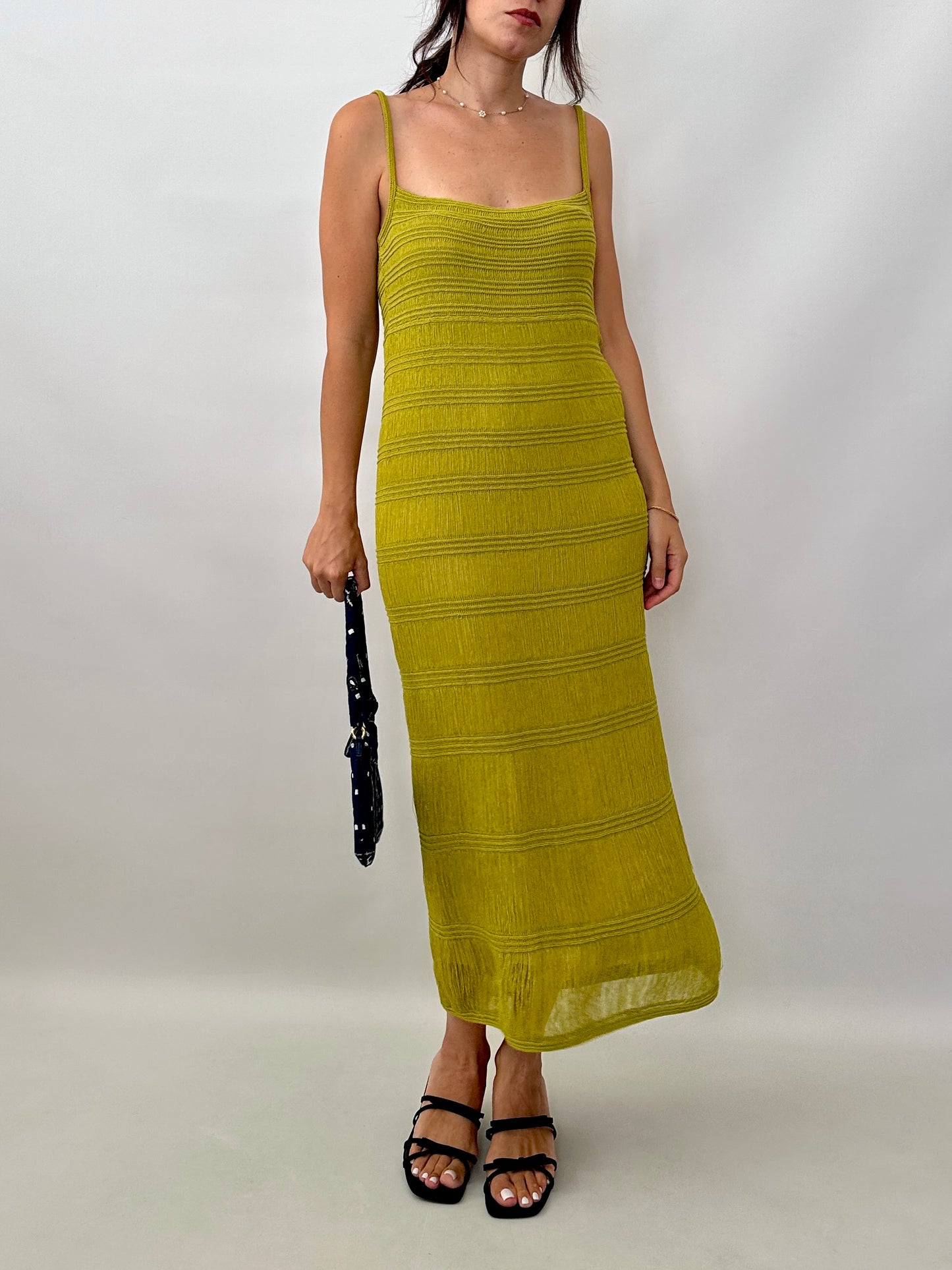 Roberto Cavalli crochet and fringe dress