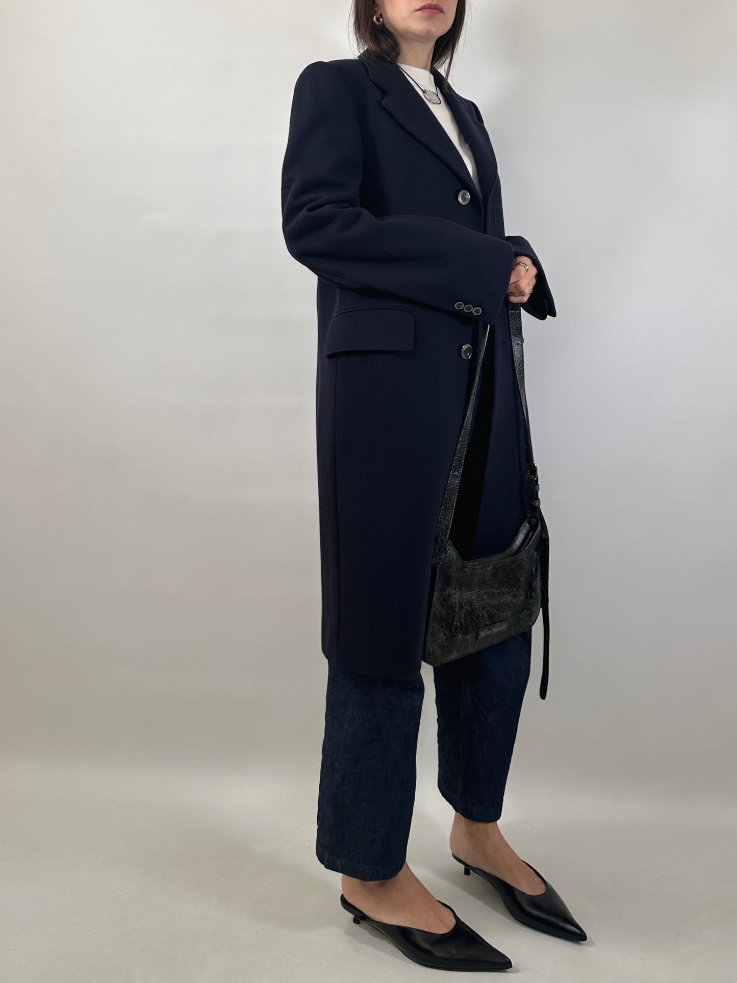 Classic Tailored Navy Coat