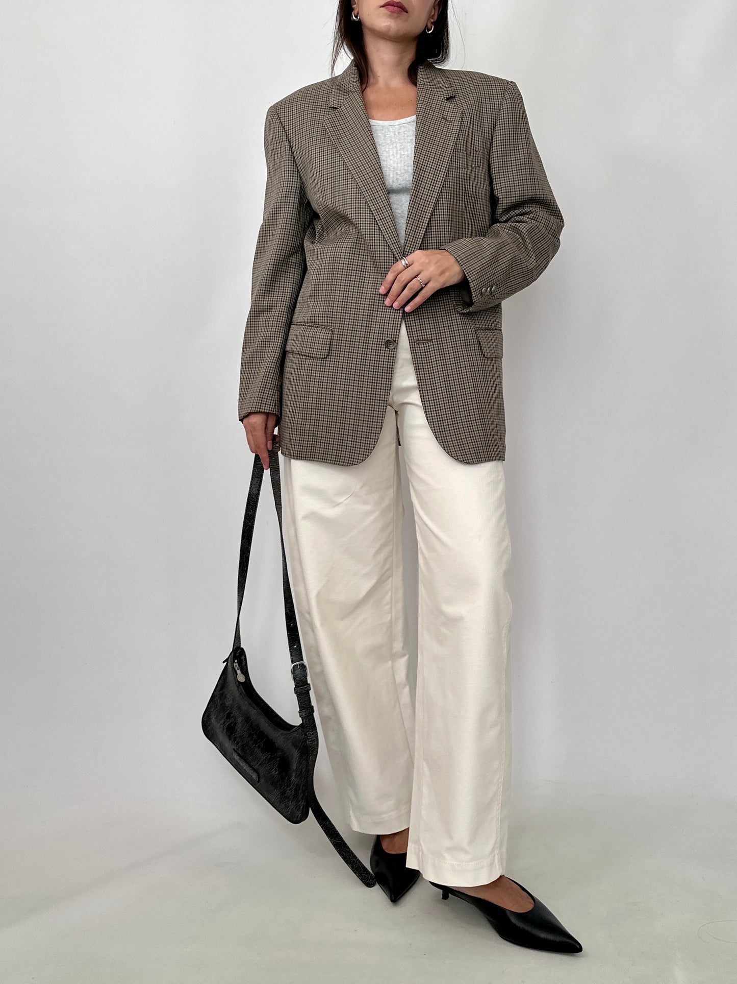 Valentino Prince of Wales Cotton Blazer