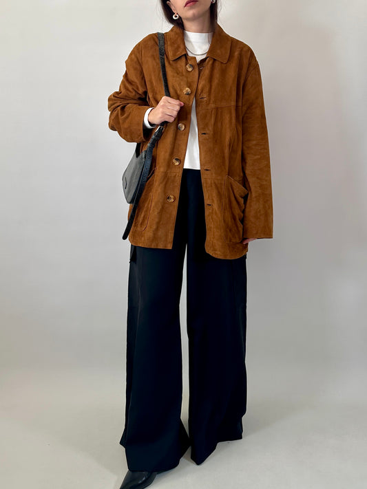 Vintage real suede jacket