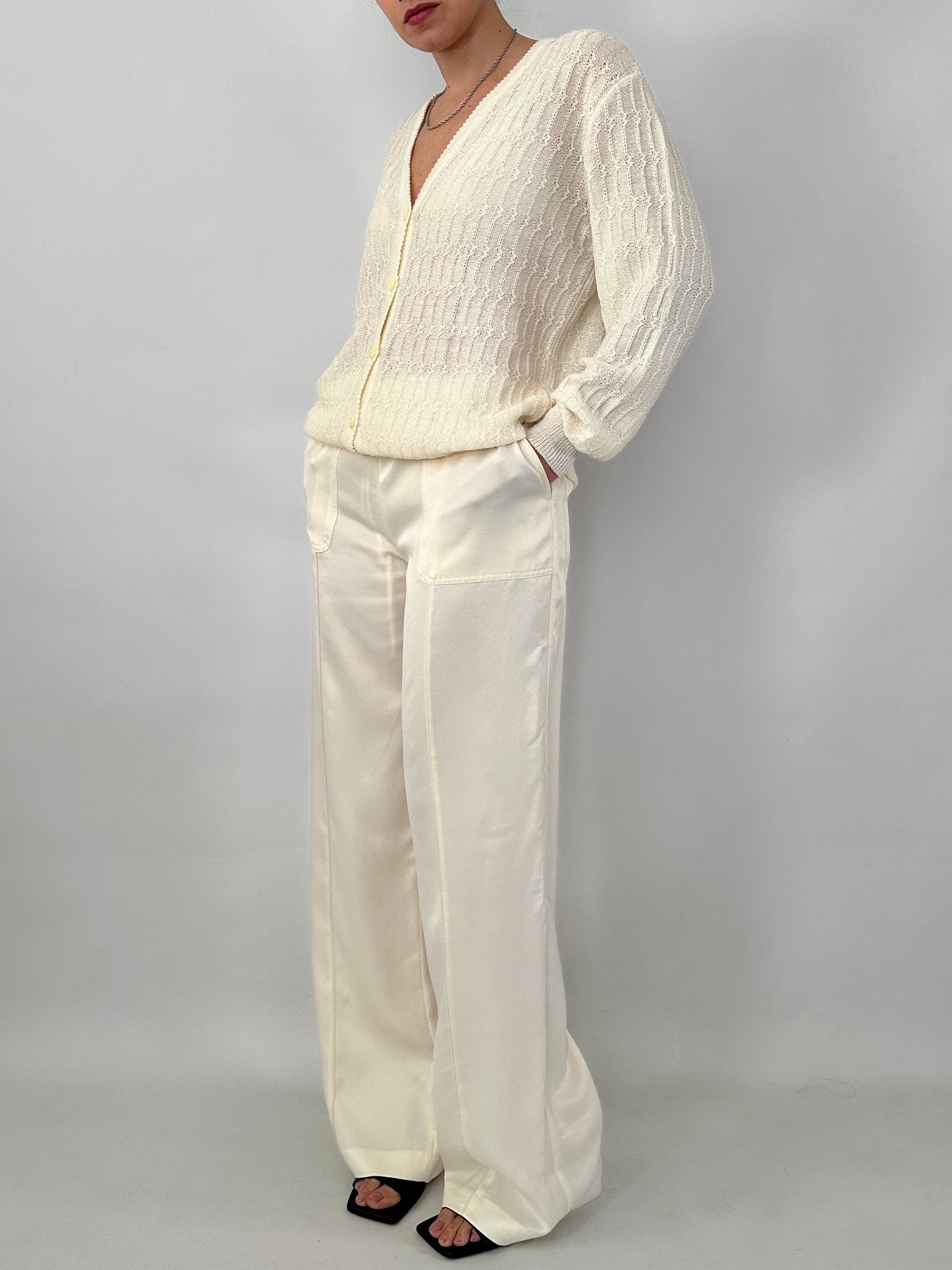 Handmade vintage crochet cardigan