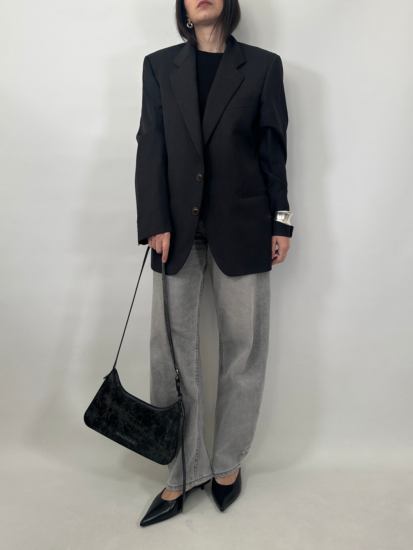 Vintage Tailored Wool Blazer