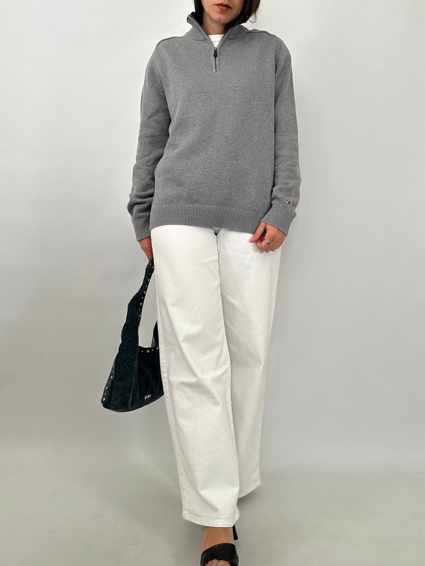 Tommy Hilfiger Cotton Half Zip Sweater
