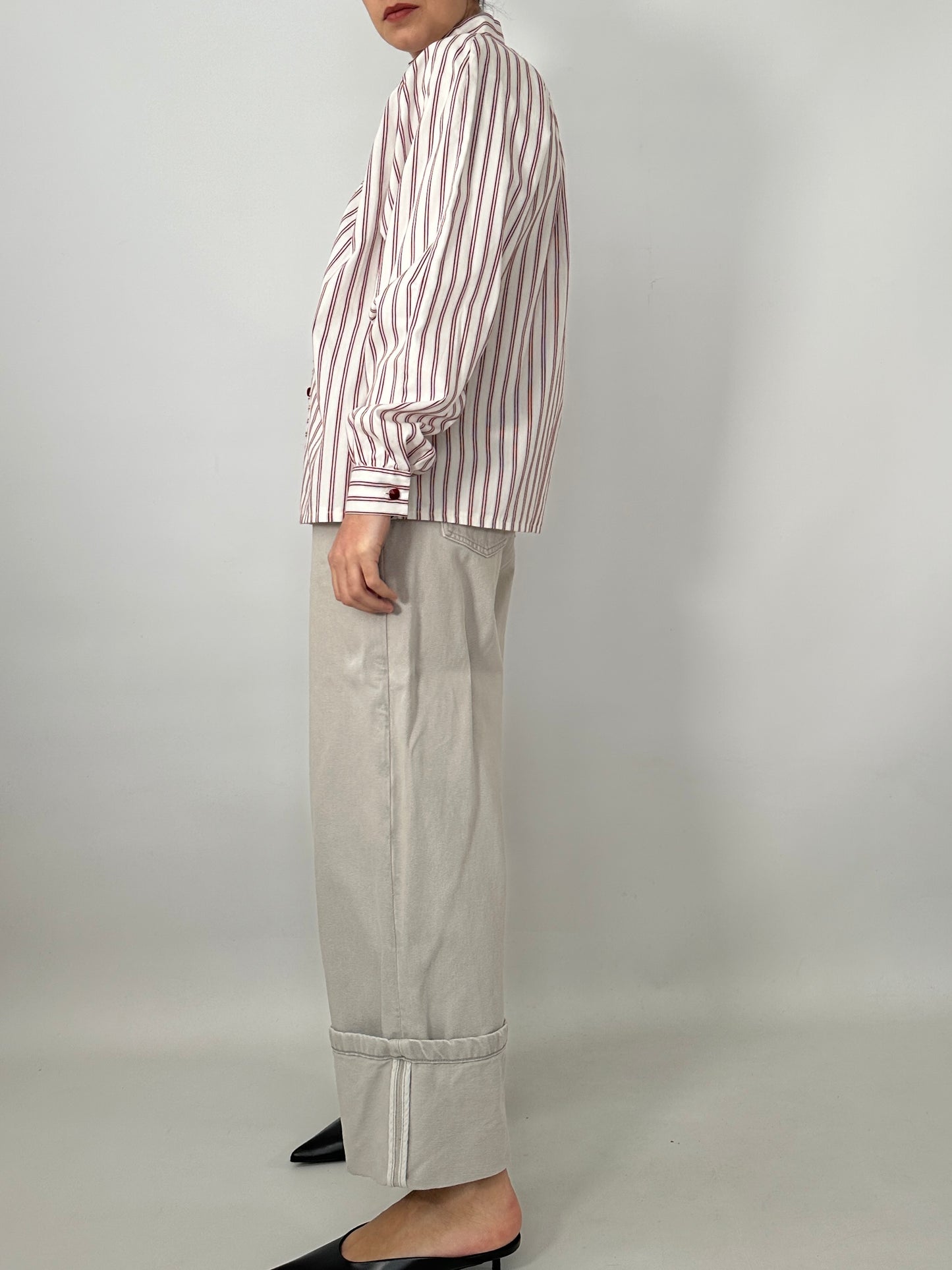 Handmade vintage striped shirt