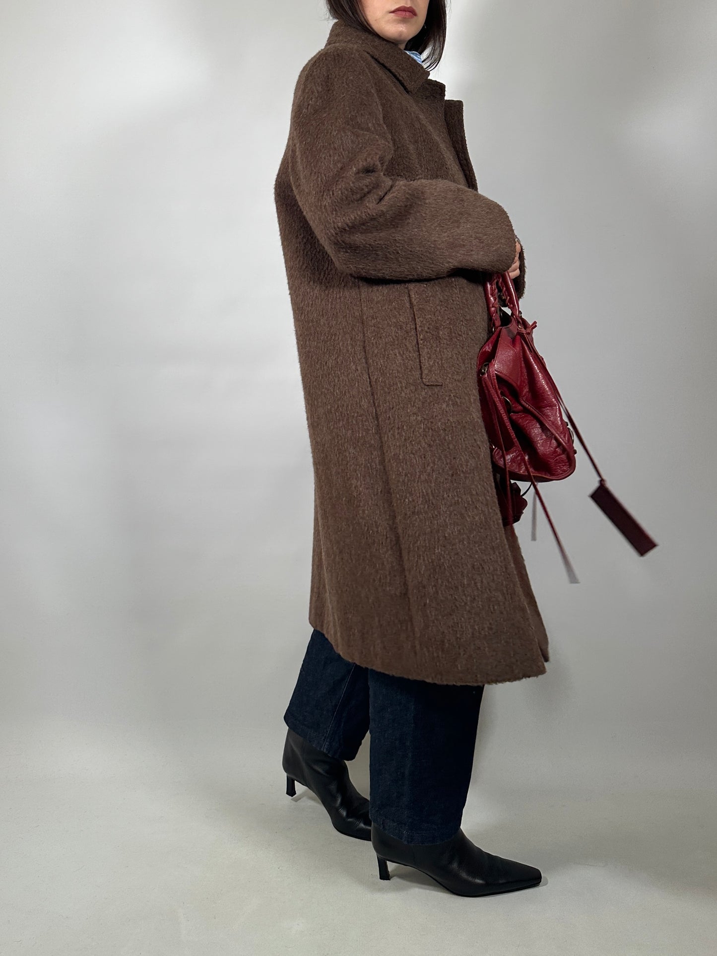 Vintage Llama Wool Coat