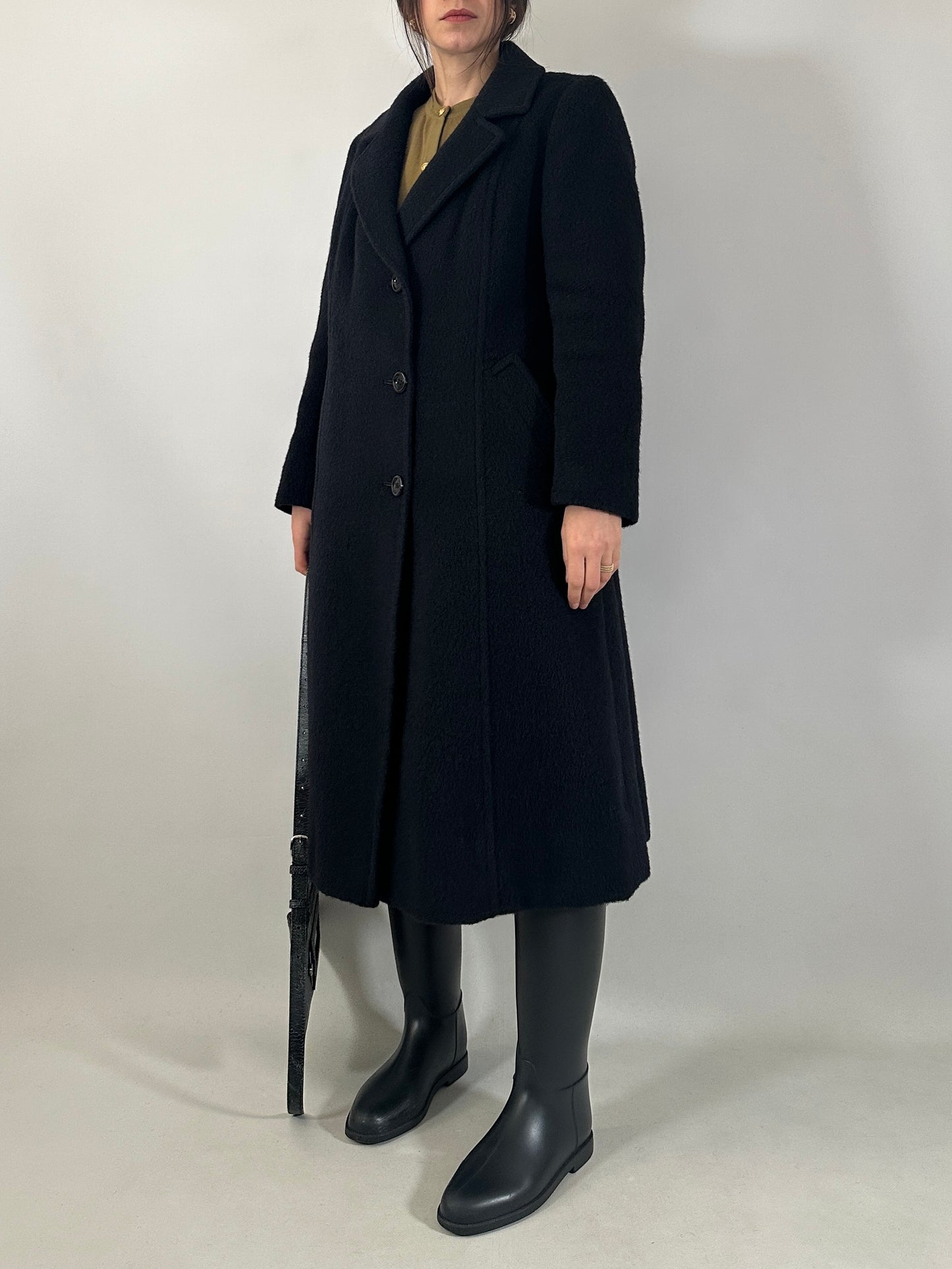 Vintage brushed wool coat