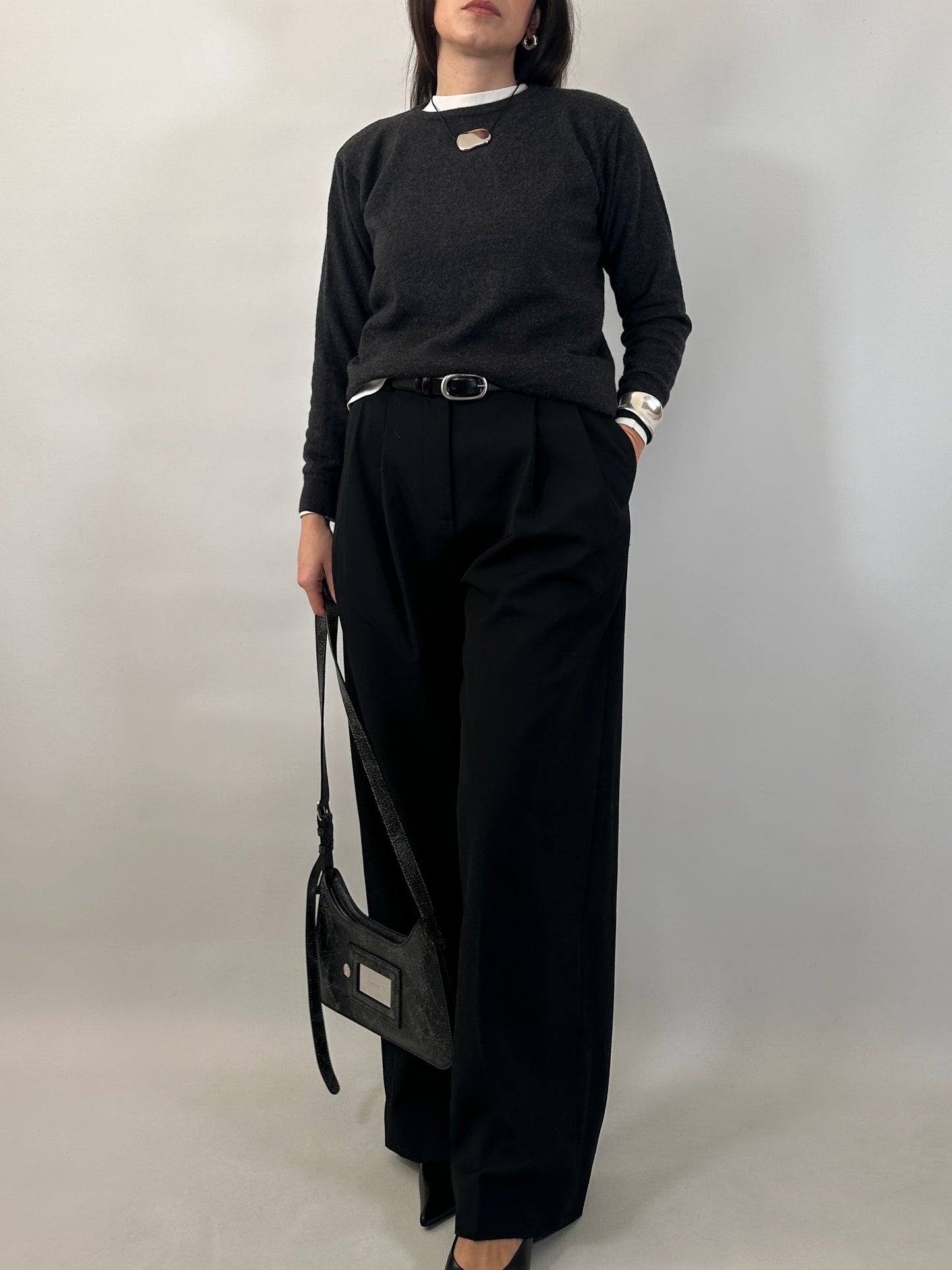 Essential Wool Crewneck Sweater