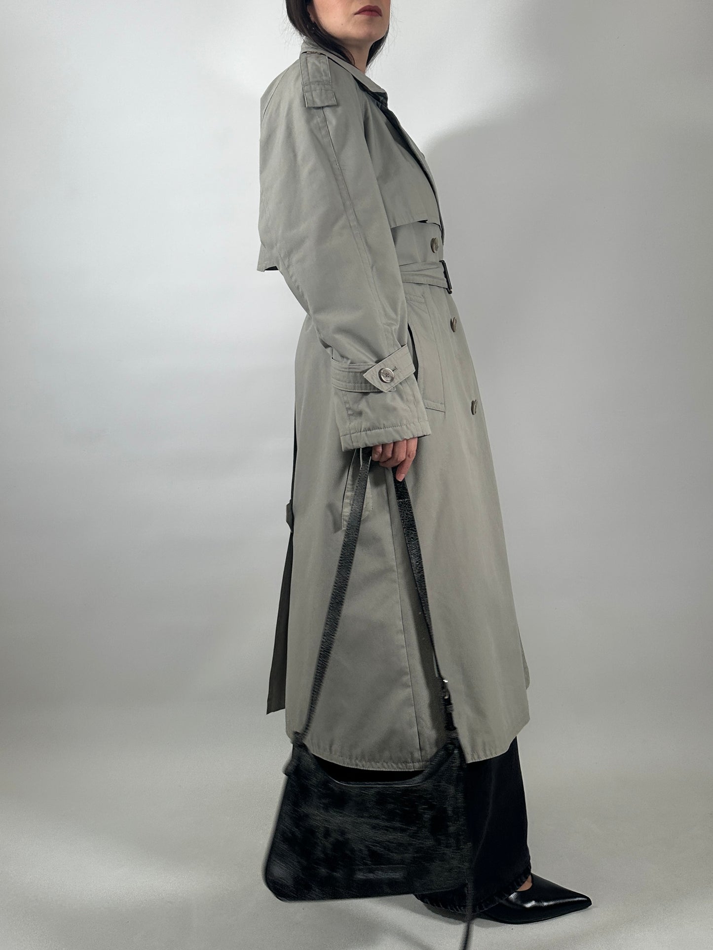 Vintage Trench Coat with Removable Lining