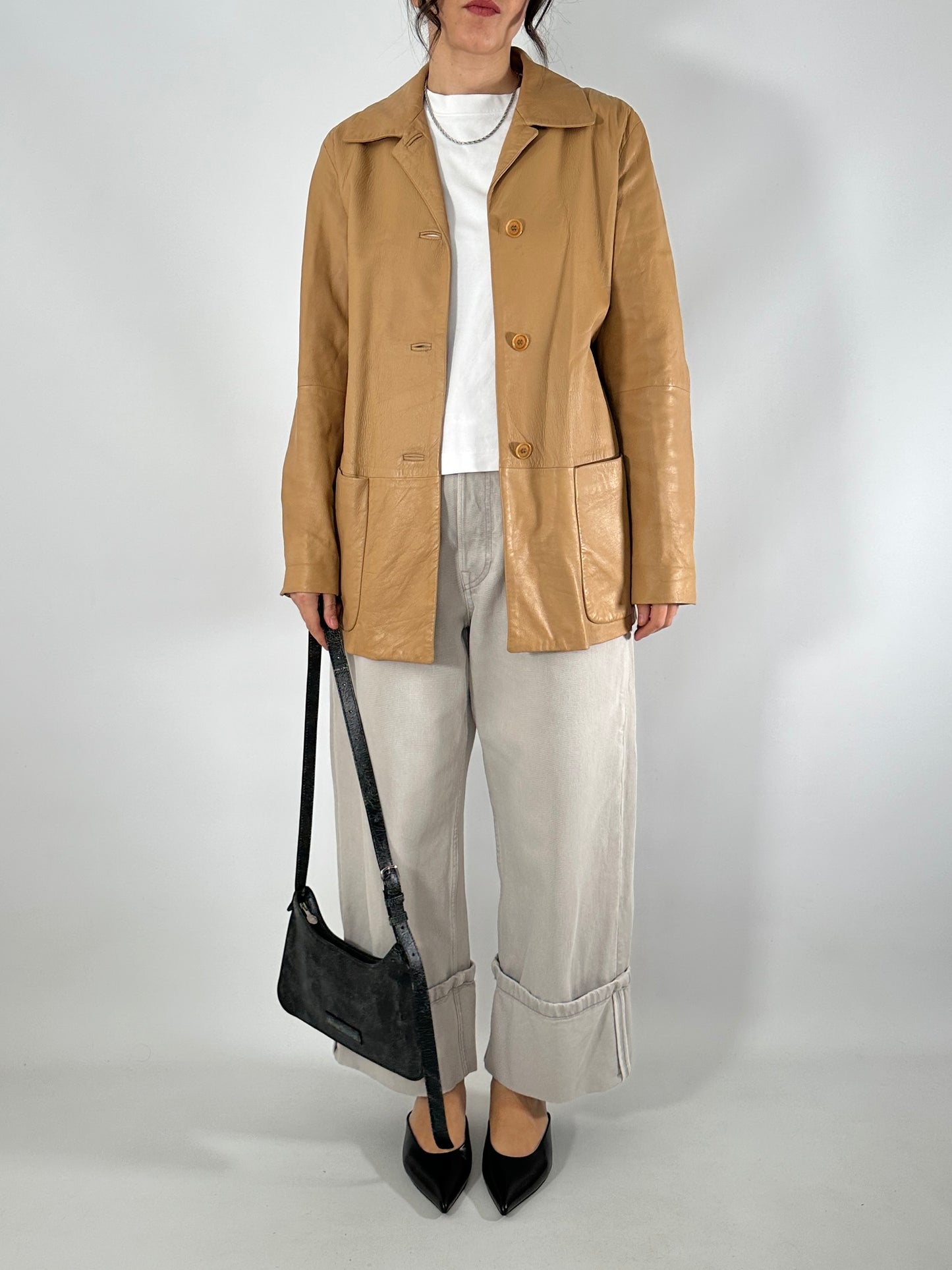 Vintage Marella soft leather jacket